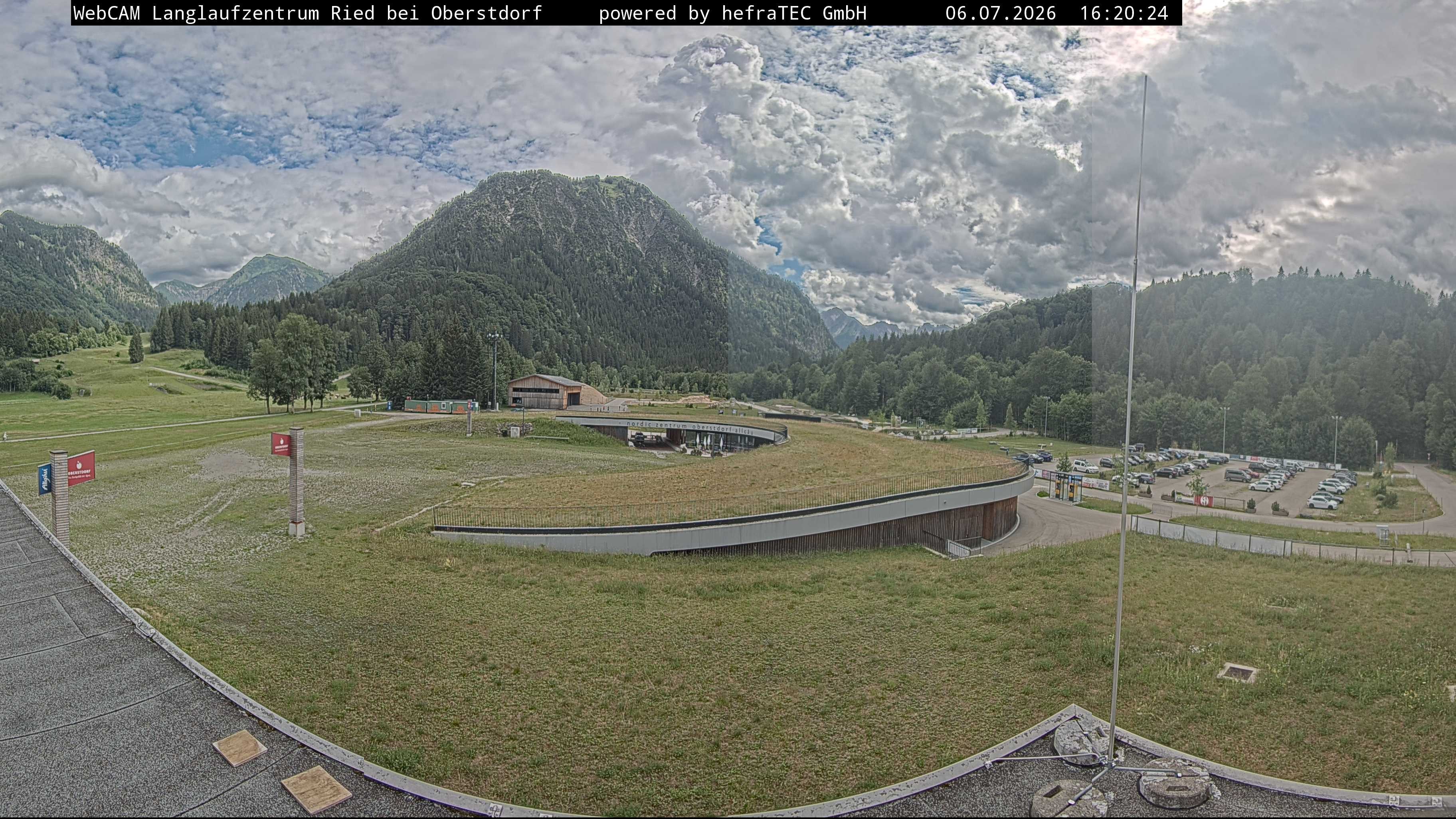 Archiv Foto Webcam Oberstdorf: Blick ins Langlaufstadion