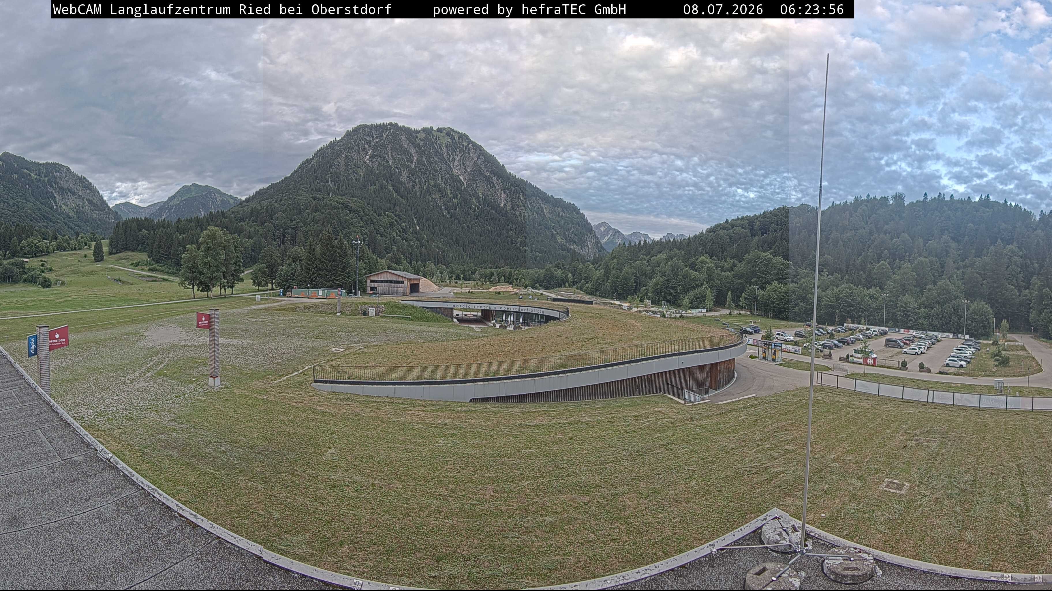 Archiv Foto Webcam Oberstdorf: Blick ins Langlaufstadion