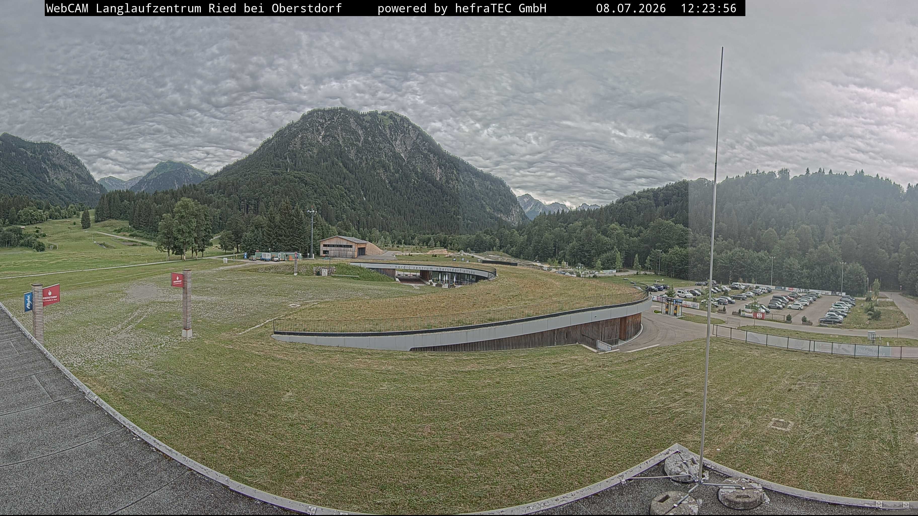 Archiv Foto Webcam Oberstdorf: Blick ins Langlaufstadion