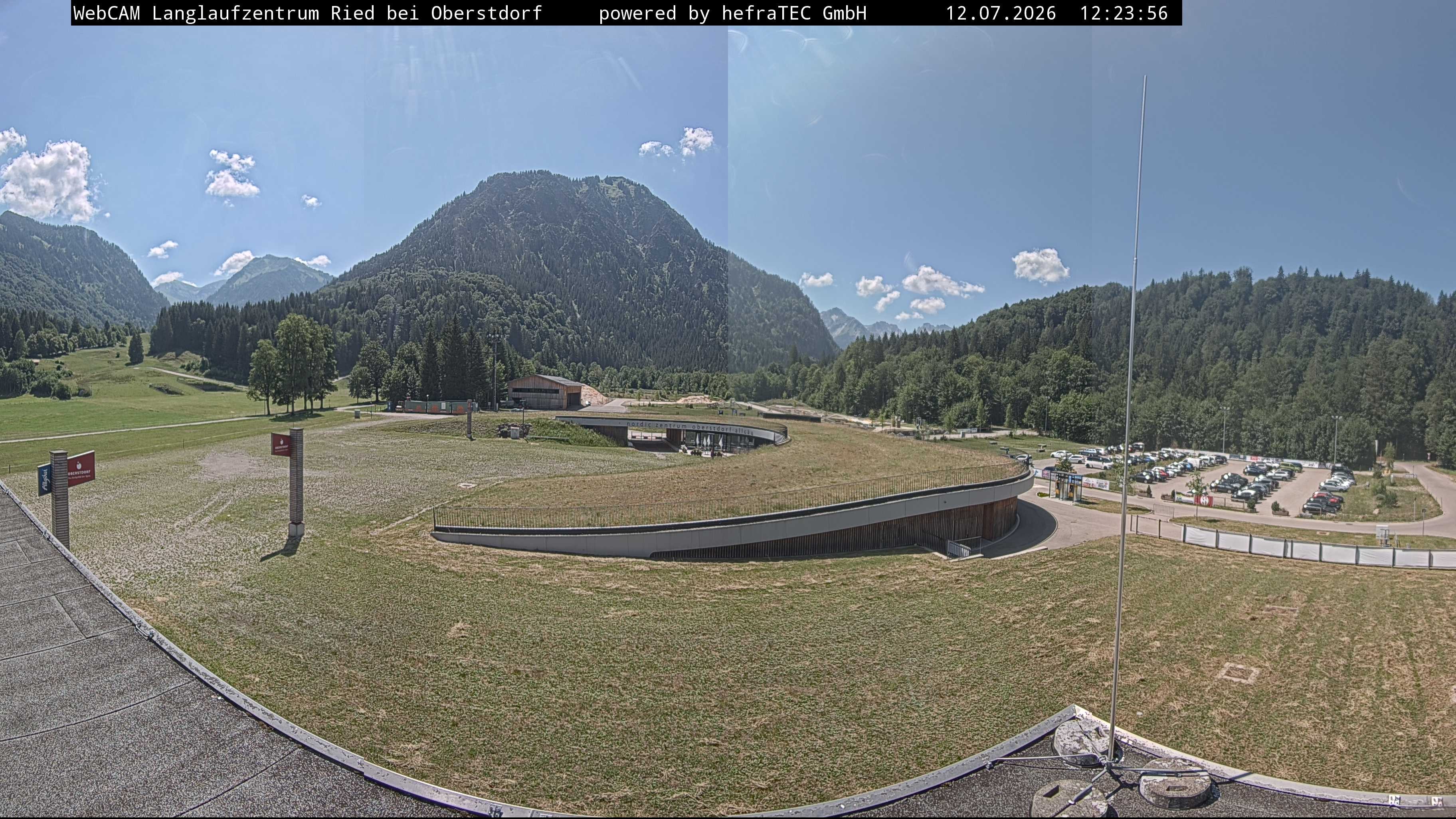 Archived image Webcam Cross Country Stadium, Oberstdorf