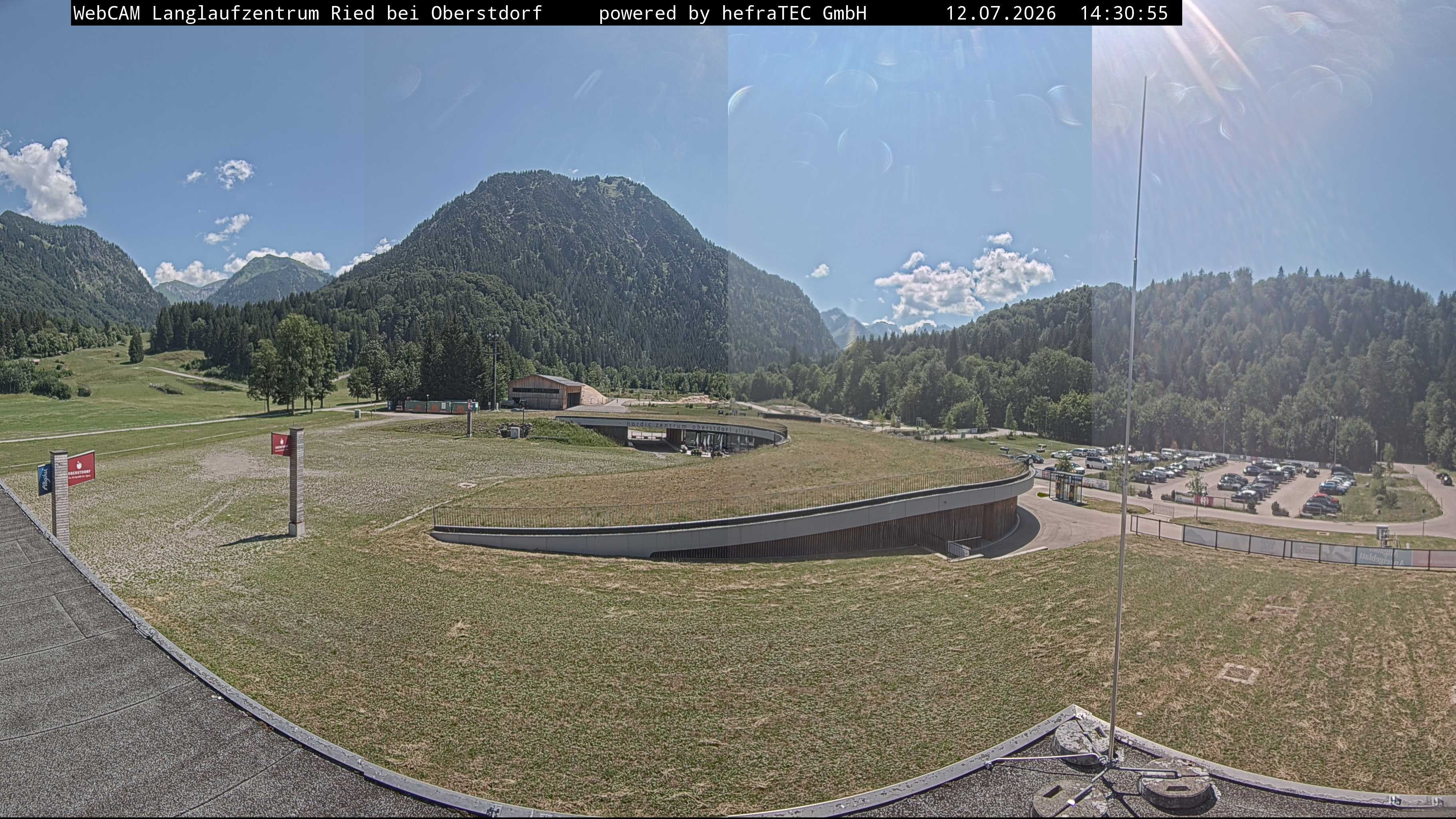 Archived image Webcam Cross Country Stadium, Oberstdorf