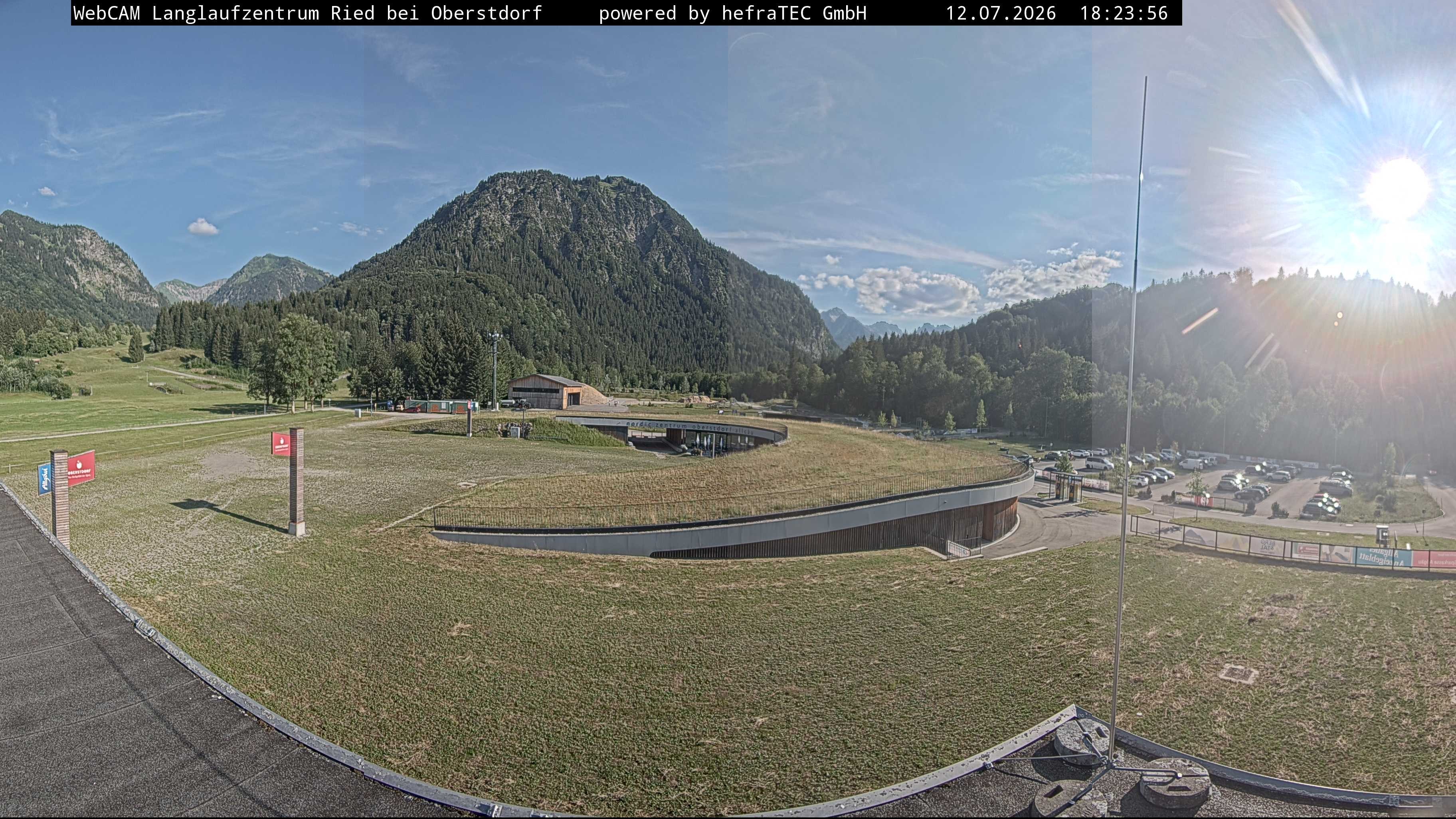 Archived image Webcam Cross Country Stadium, Oberstdorf