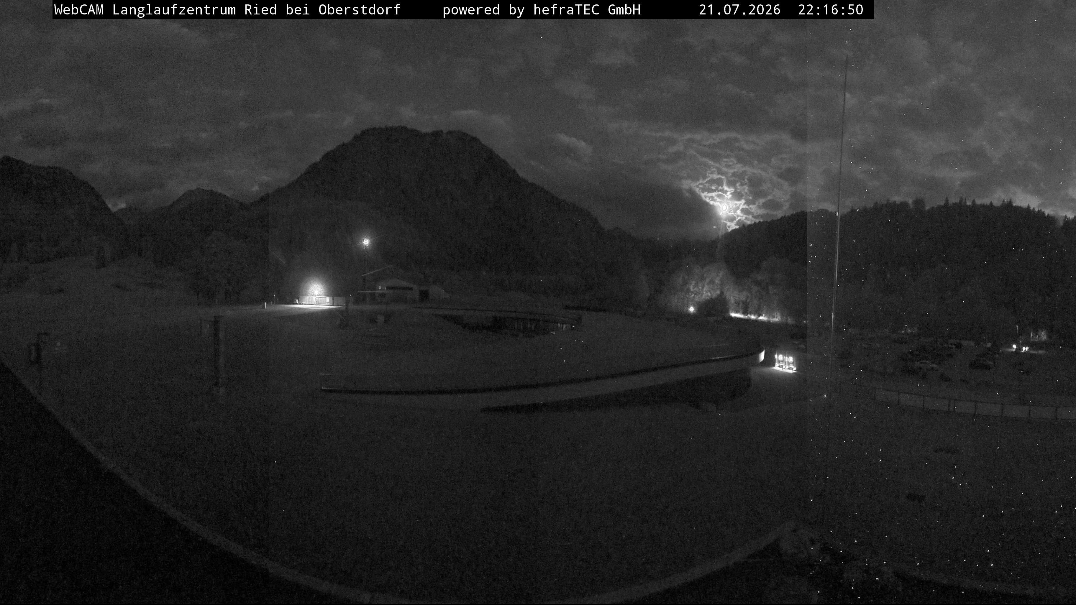 Archiv Foto Webcam Oberstdorf: Blick ins Langlaufstadion