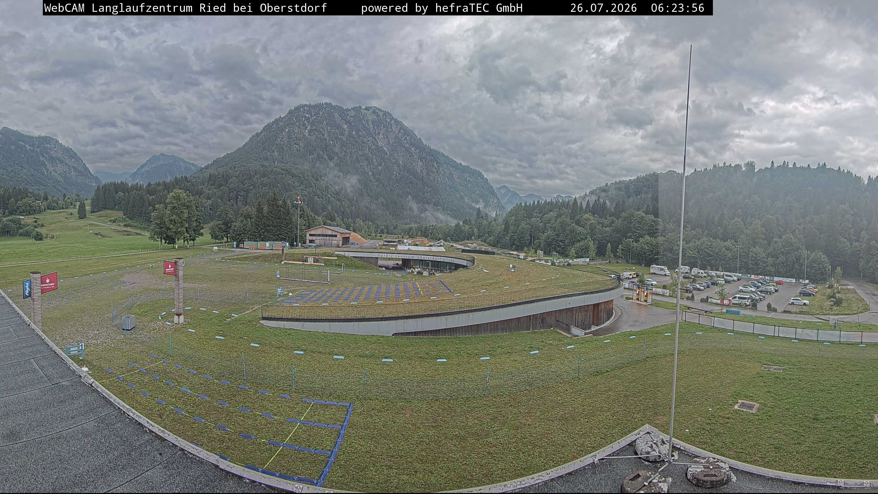 Archiv Foto Webcam Oberstdorf: Blick ins Langlaufstadion