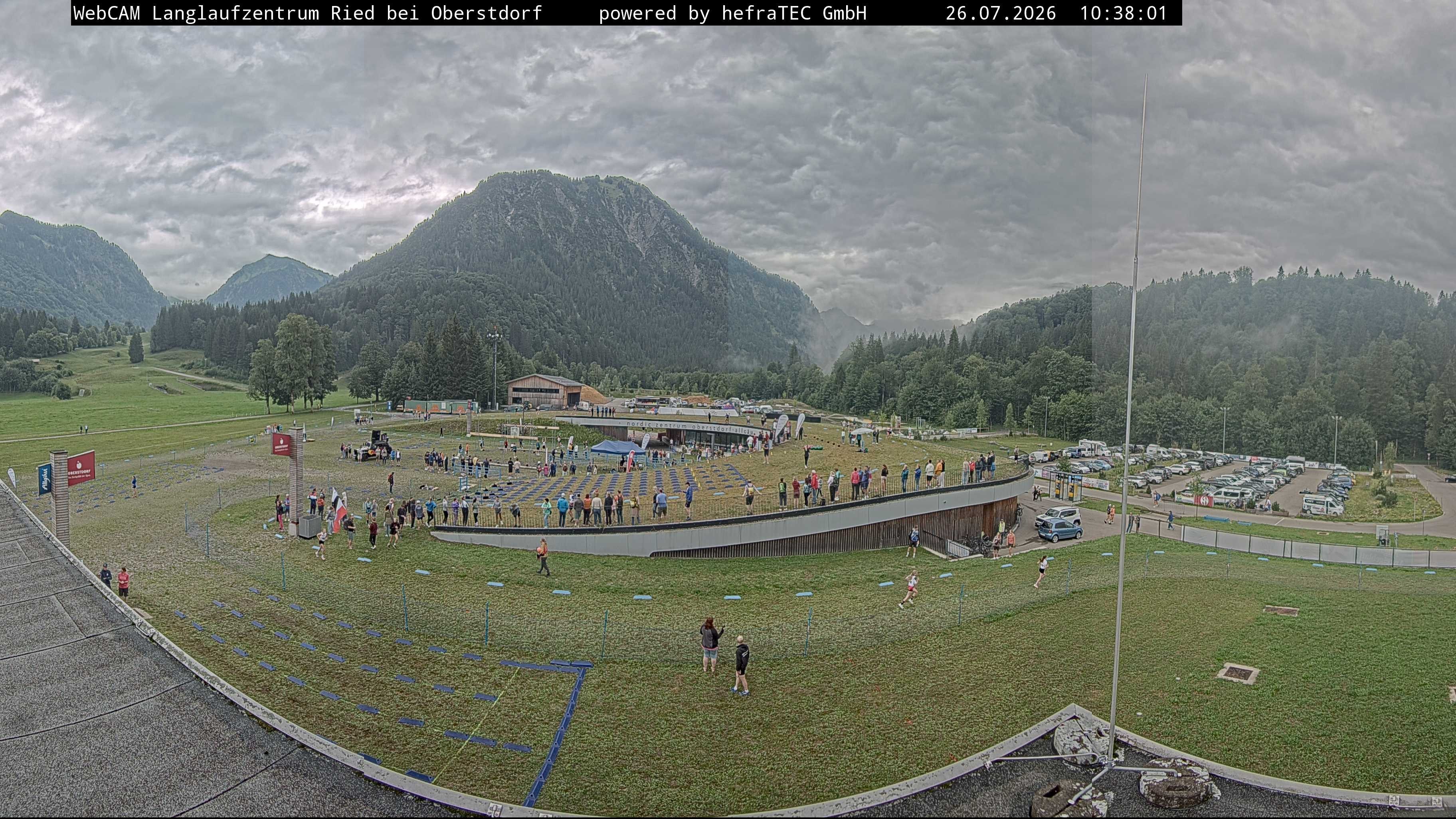 Archiv Foto Webcam Oberstdorf: Blick ins Langlaufstadion