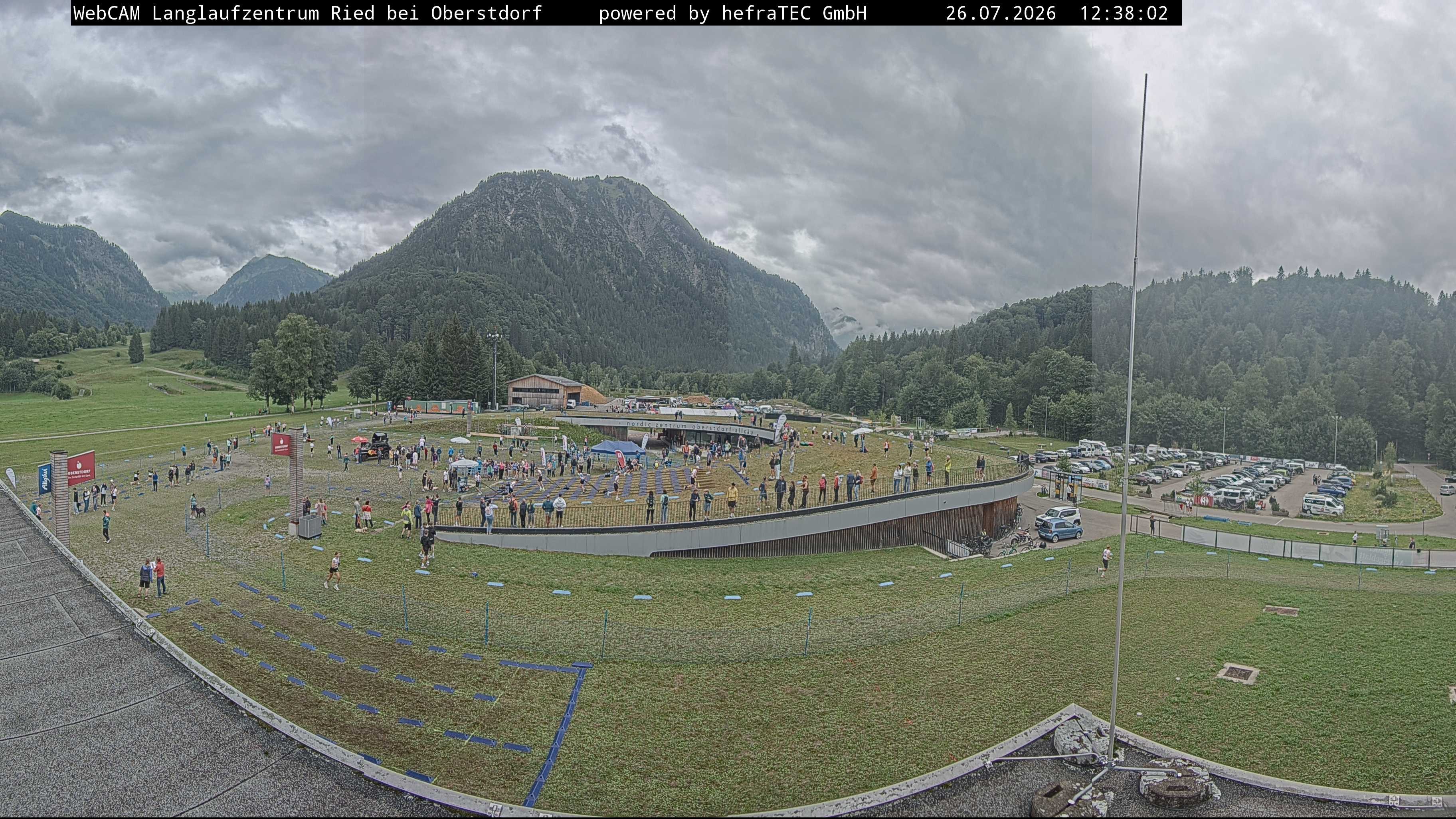 Archiv Foto Webcam Oberstdorf: Blick ins Langlaufstadion