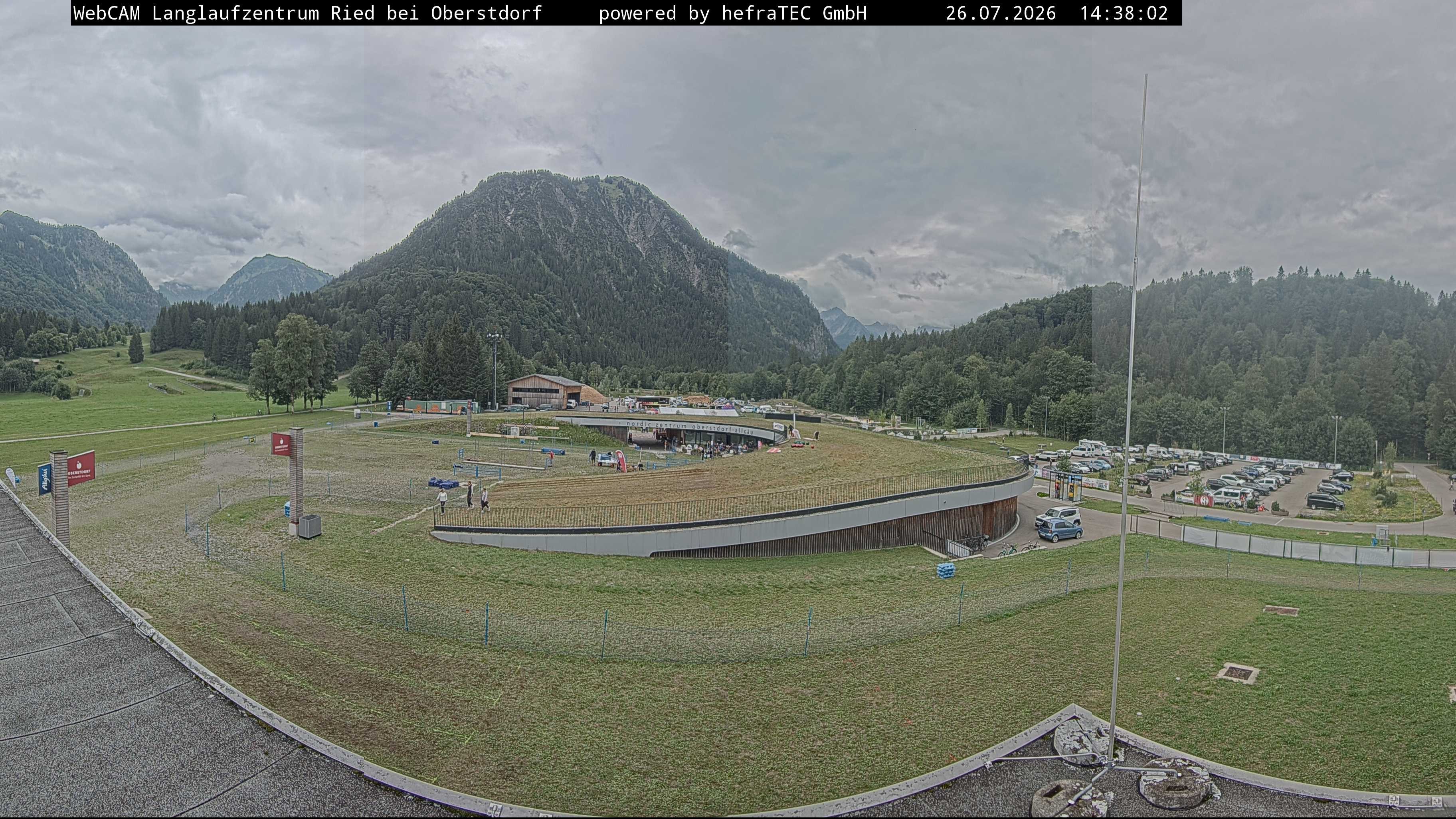 Archiv Foto Webcam Oberstdorf: Blick ins Langlaufstadion
