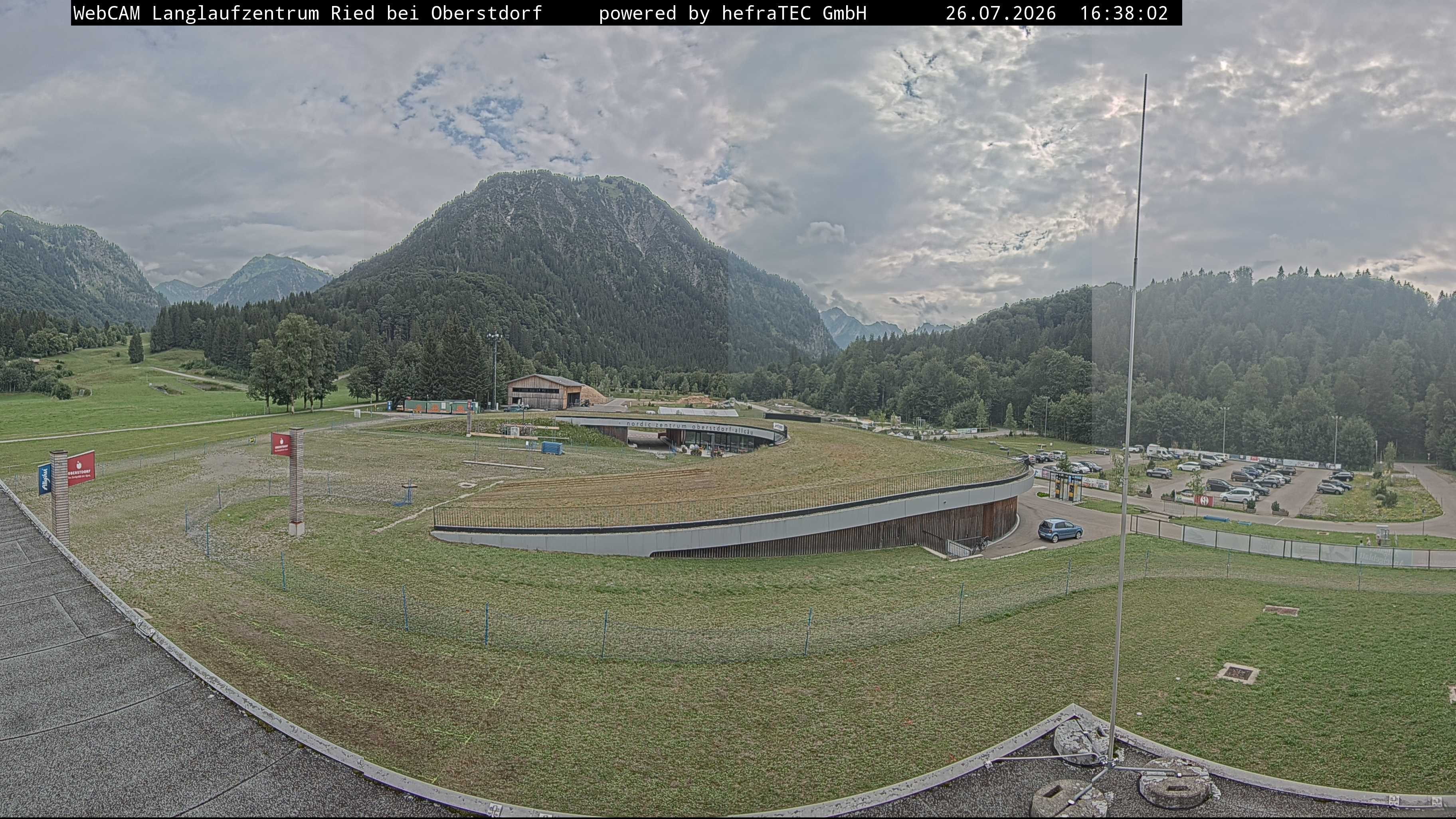 Archiv Foto Webcam Oberstdorf: Blick ins Langlaufstadion