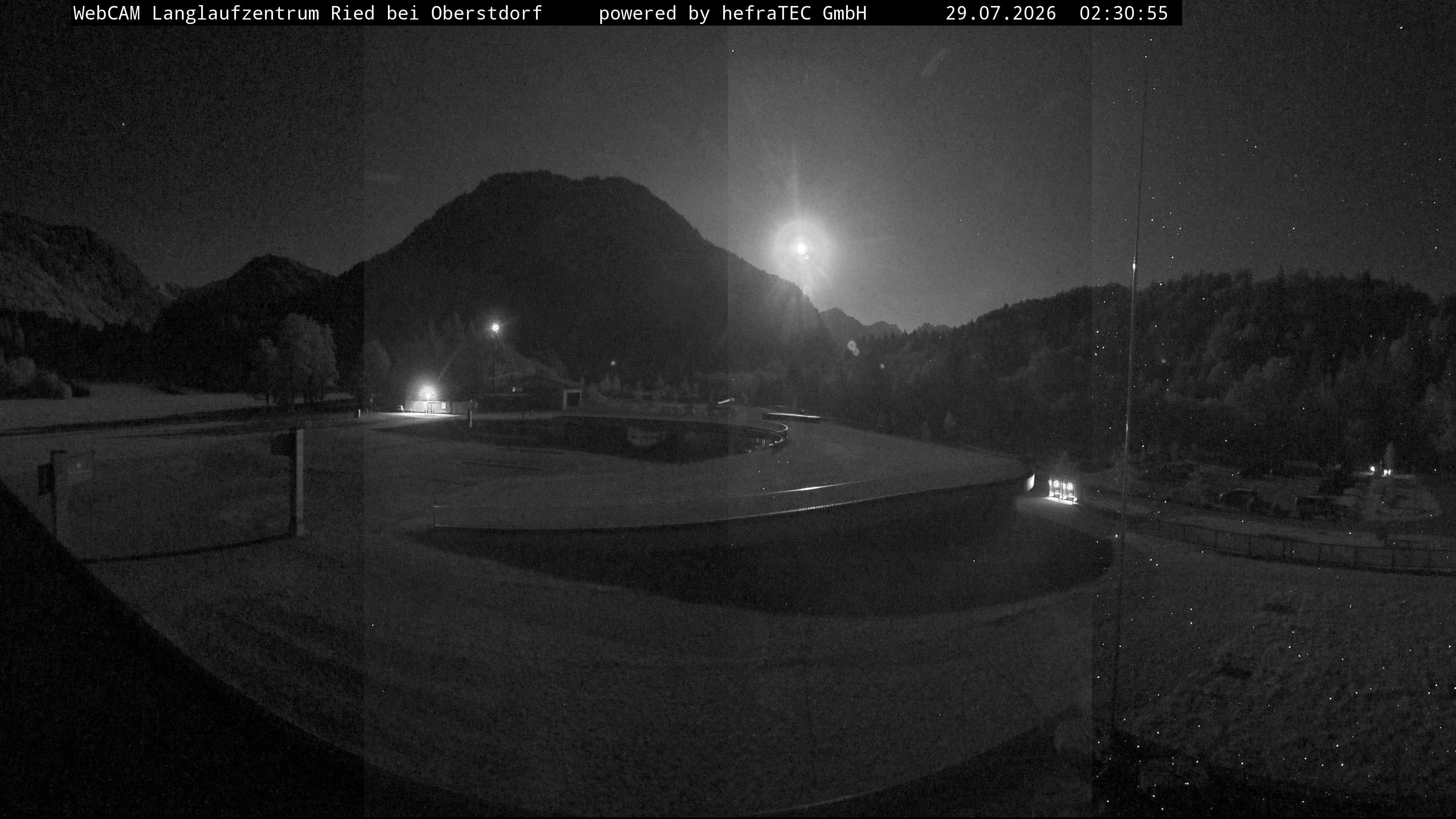 Archiv Foto Webcam Oberstdorf: Blick ins Langlaufstadion