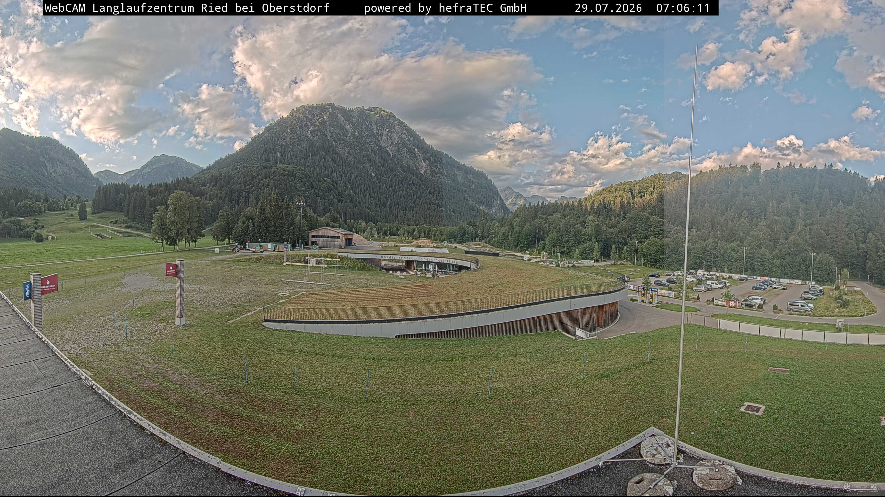 Archiv Foto Webcam Oberstdorf: Blick ins Langlaufstadion