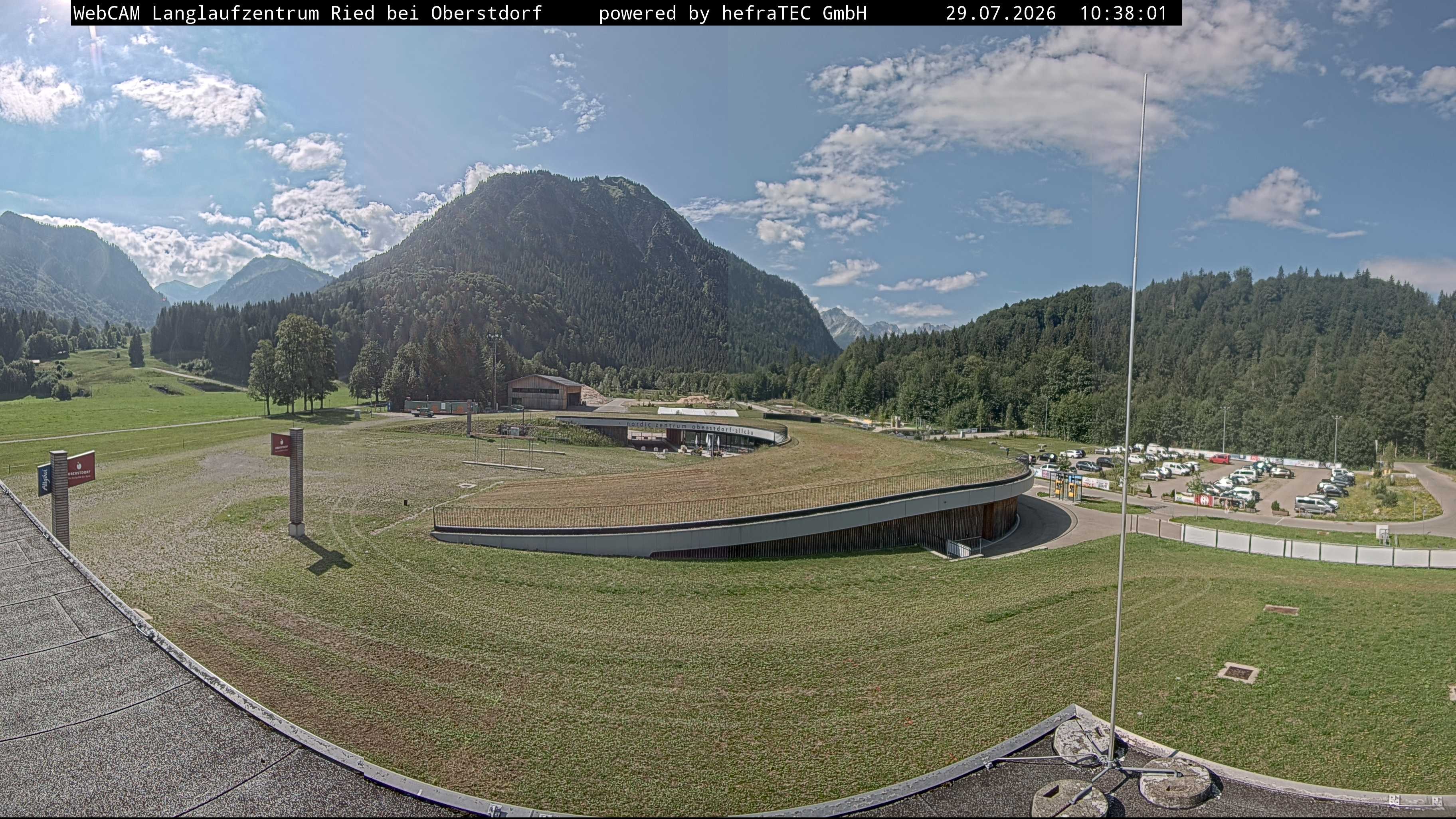 Archiv Foto Webcam Oberstdorf: Blick ins Langlaufstadion