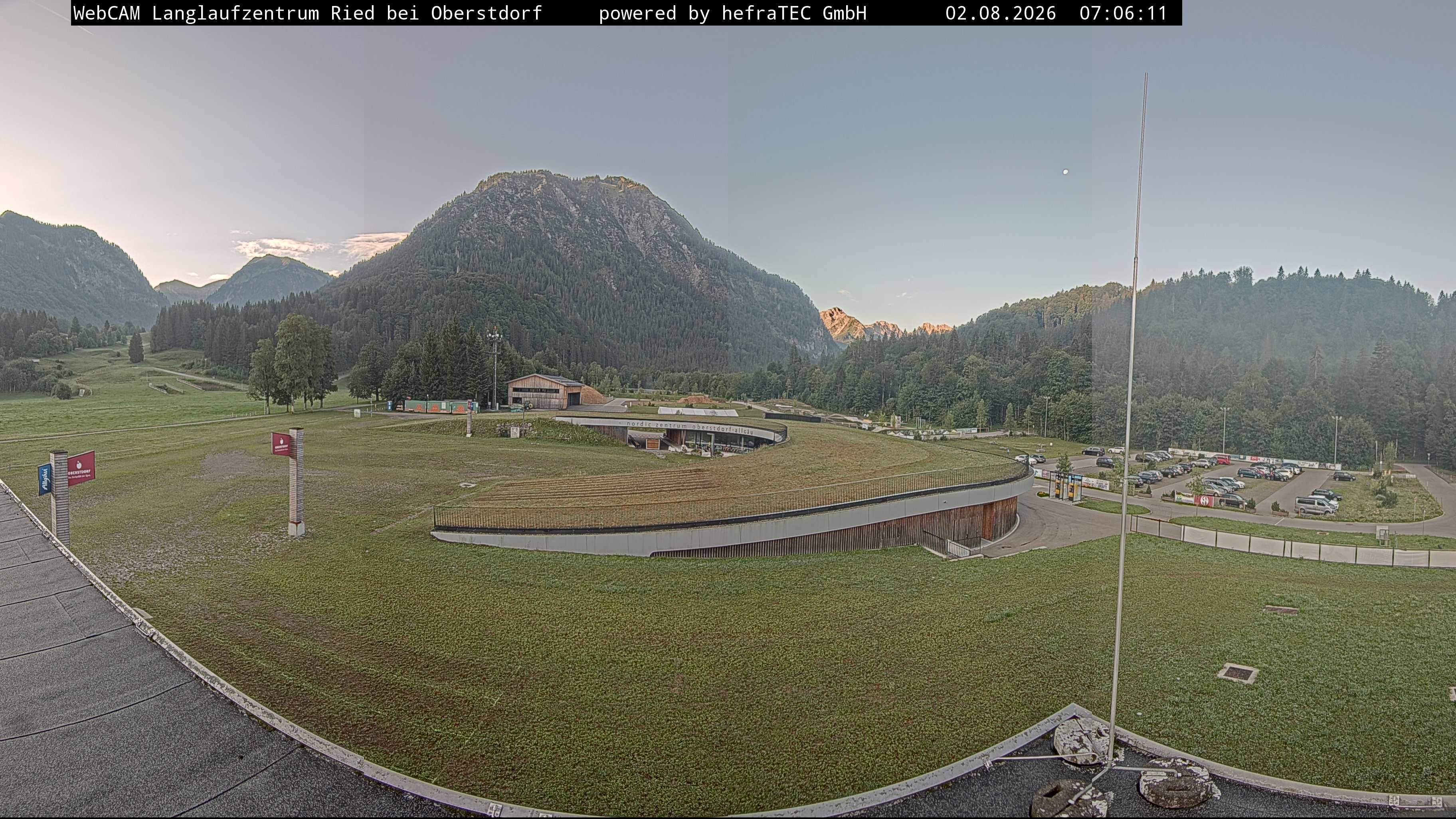Archiv Foto Webcam Oberstdorf: Blick ins Langlaufstadion