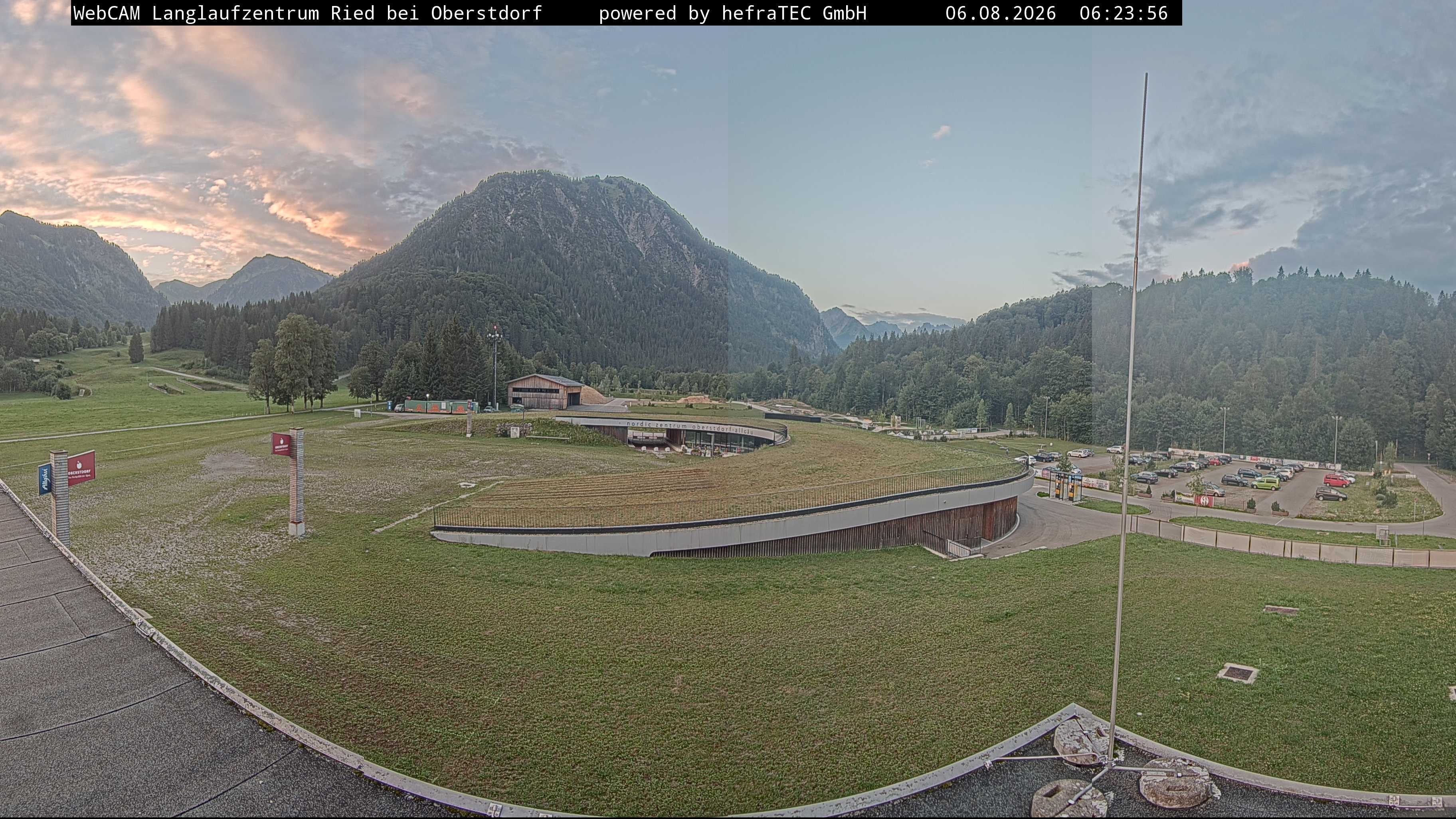 Archiv Foto Webcam Oberstdorf: Blick ins Langlaufstadion