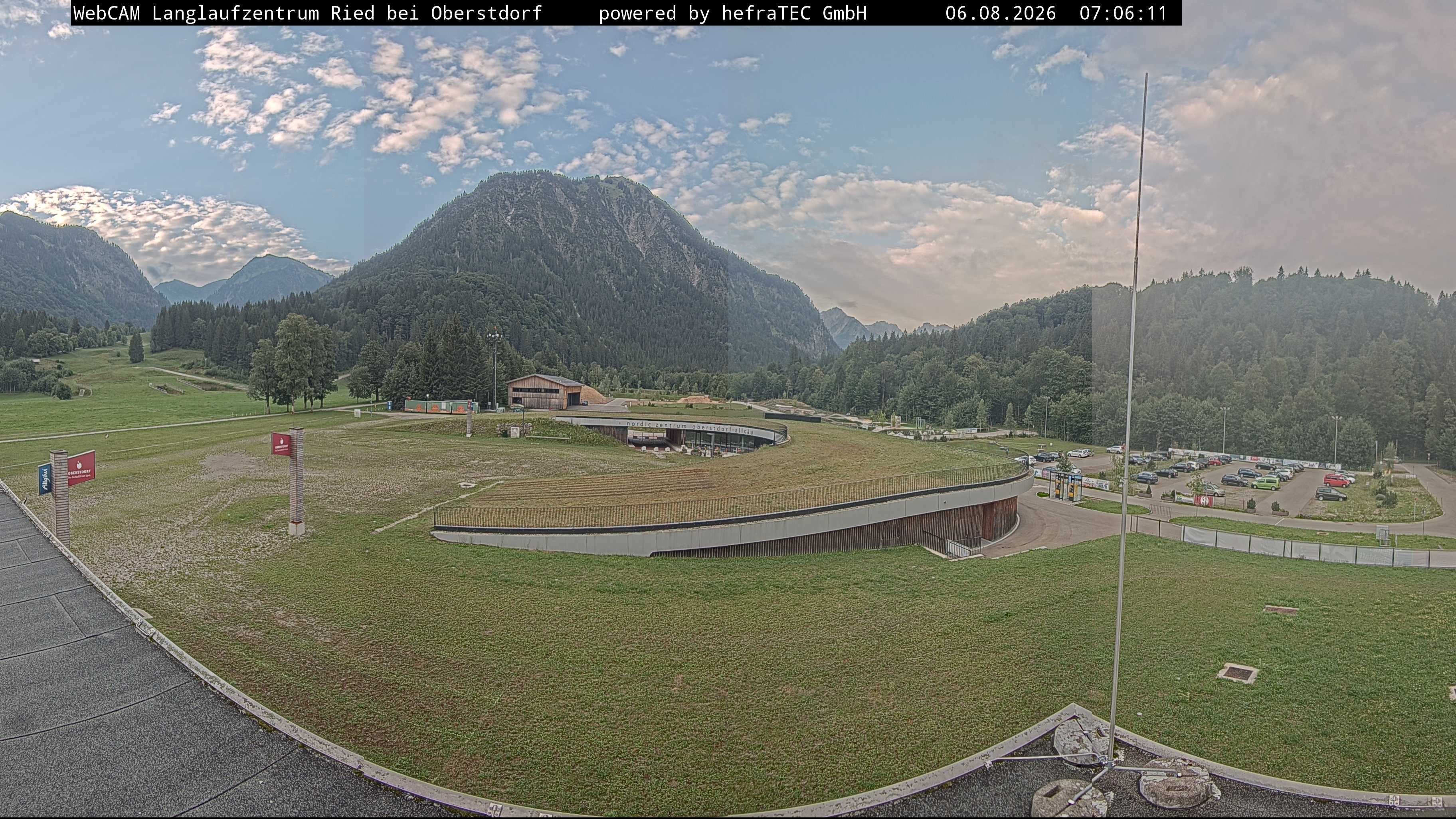Archiv Foto Webcam Oberstdorf: Blick ins Langlaufstadion