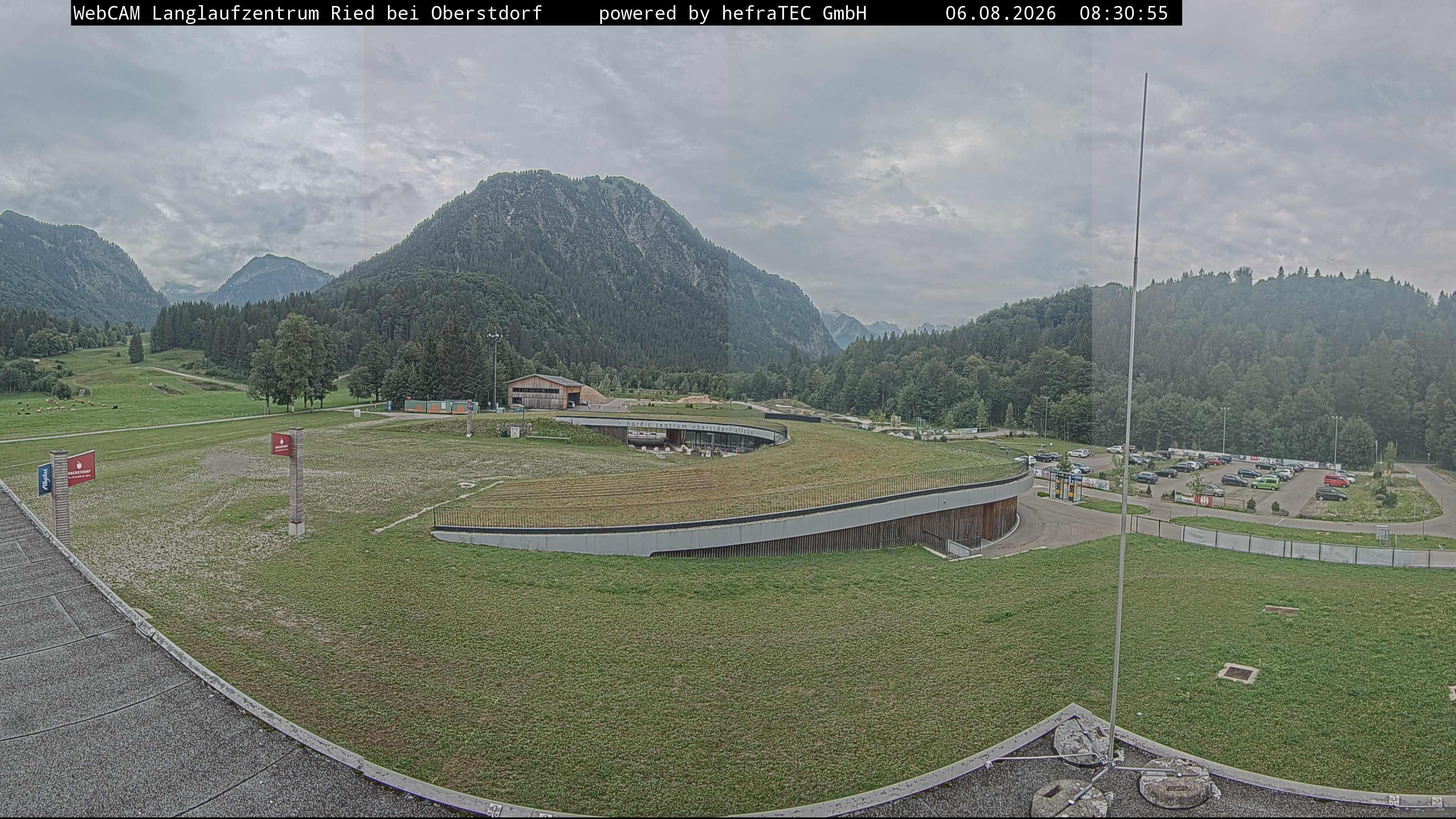 Archiv Foto Webcam Oberstdorf: Blick ins Langlaufstadion
