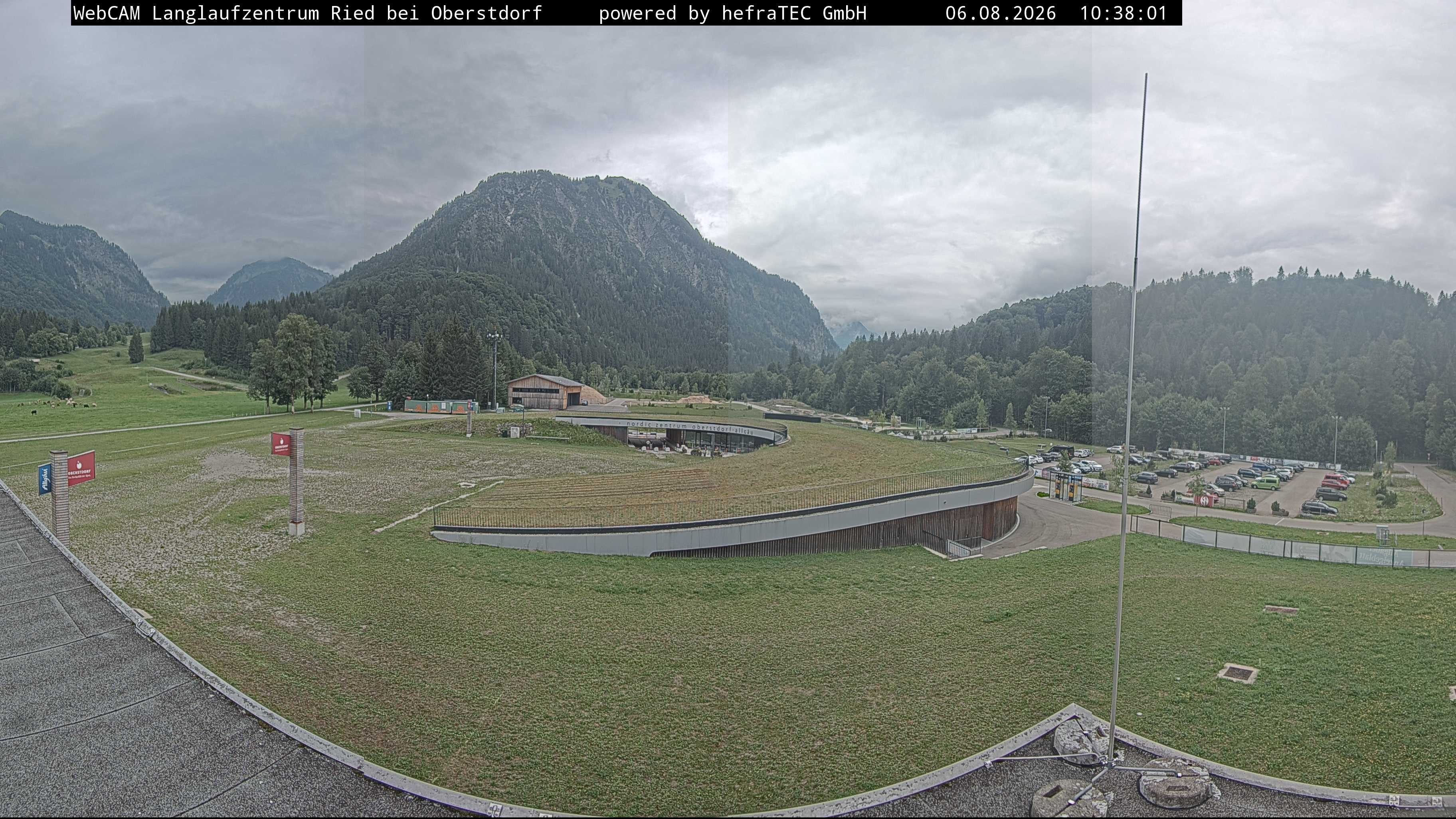 Archiv Foto Webcam Oberstdorf: Blick ins Langlaufstadion