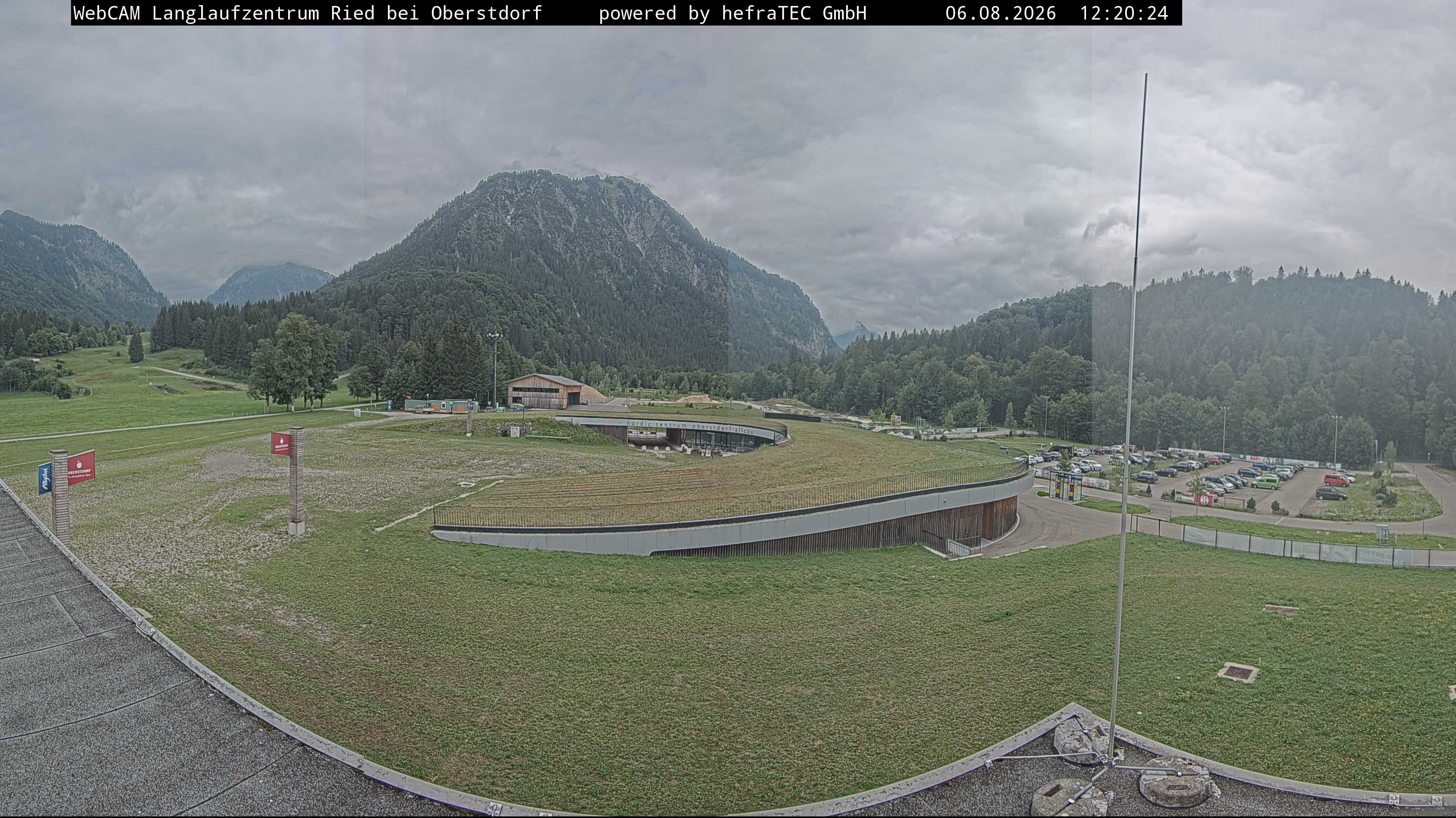 Archiv Foto Webcam Oberstdorf: Blick ins Langlaufstadion