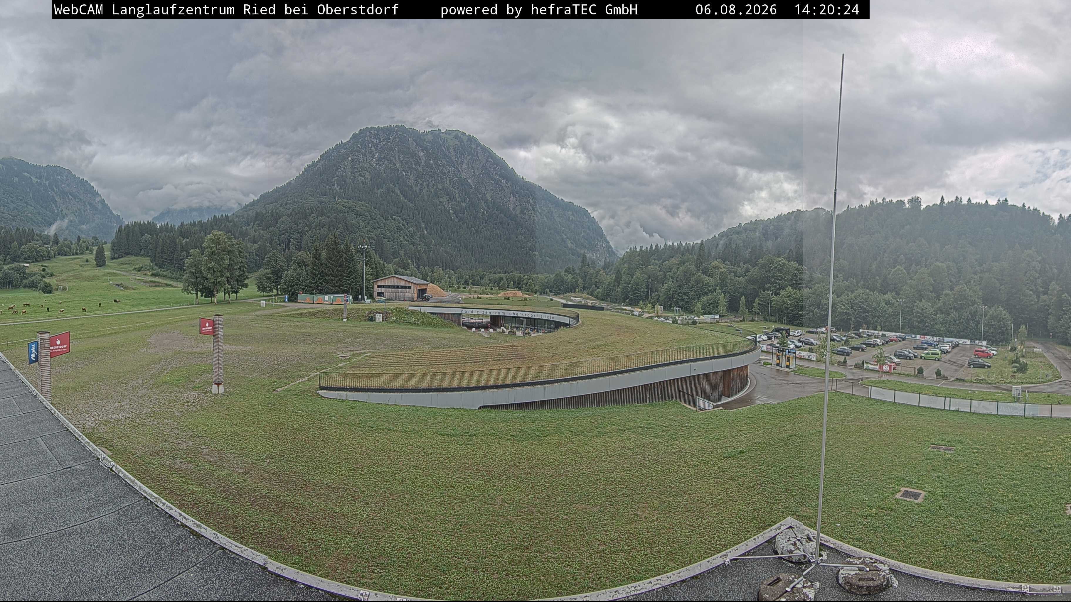 Archiv Foto Webcam Oberstdorf: Blick ins Langlaufstadion
