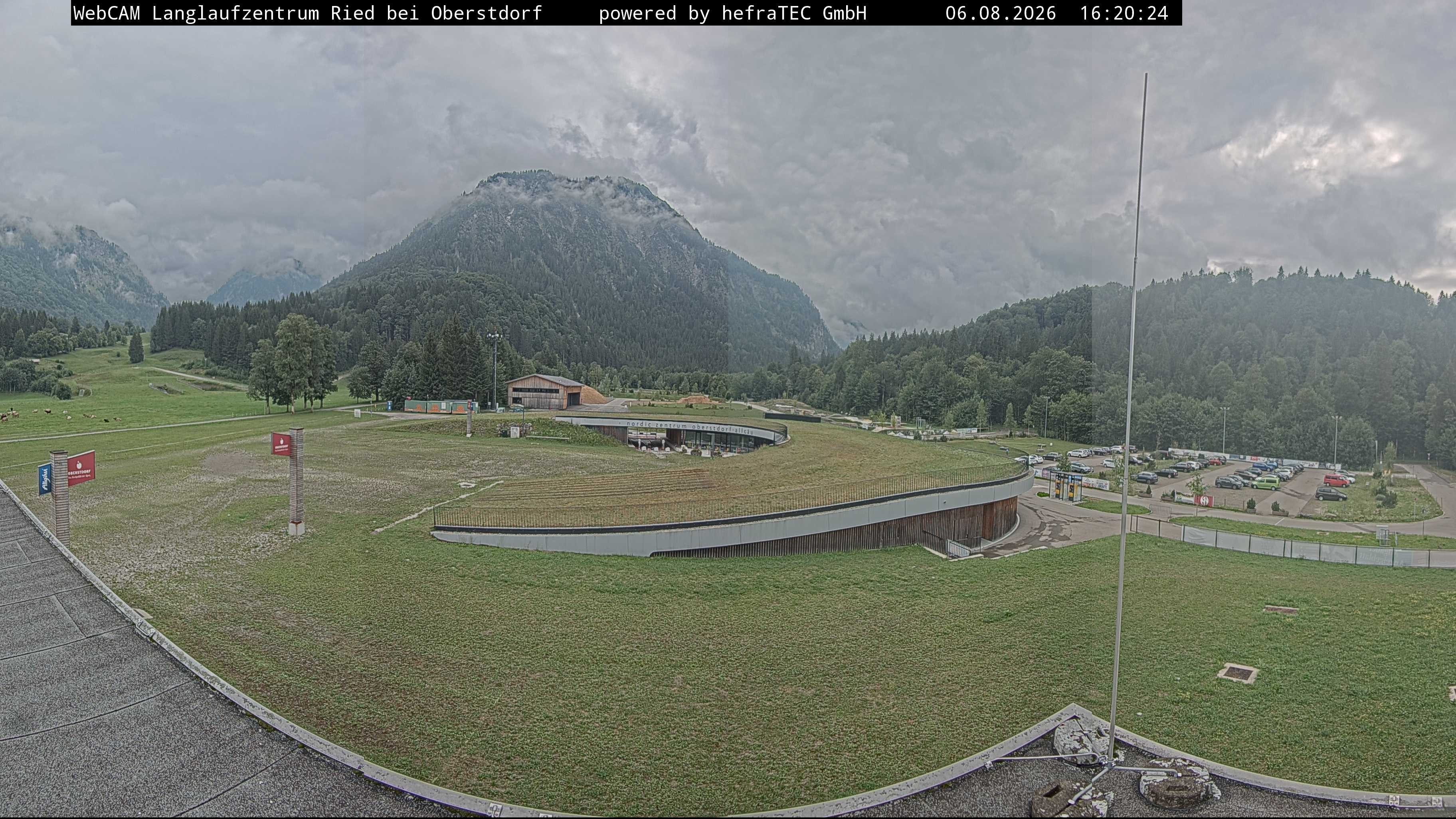 Archiv Foto Webcam Oberstdorf: Blick ins Langlaufstadion