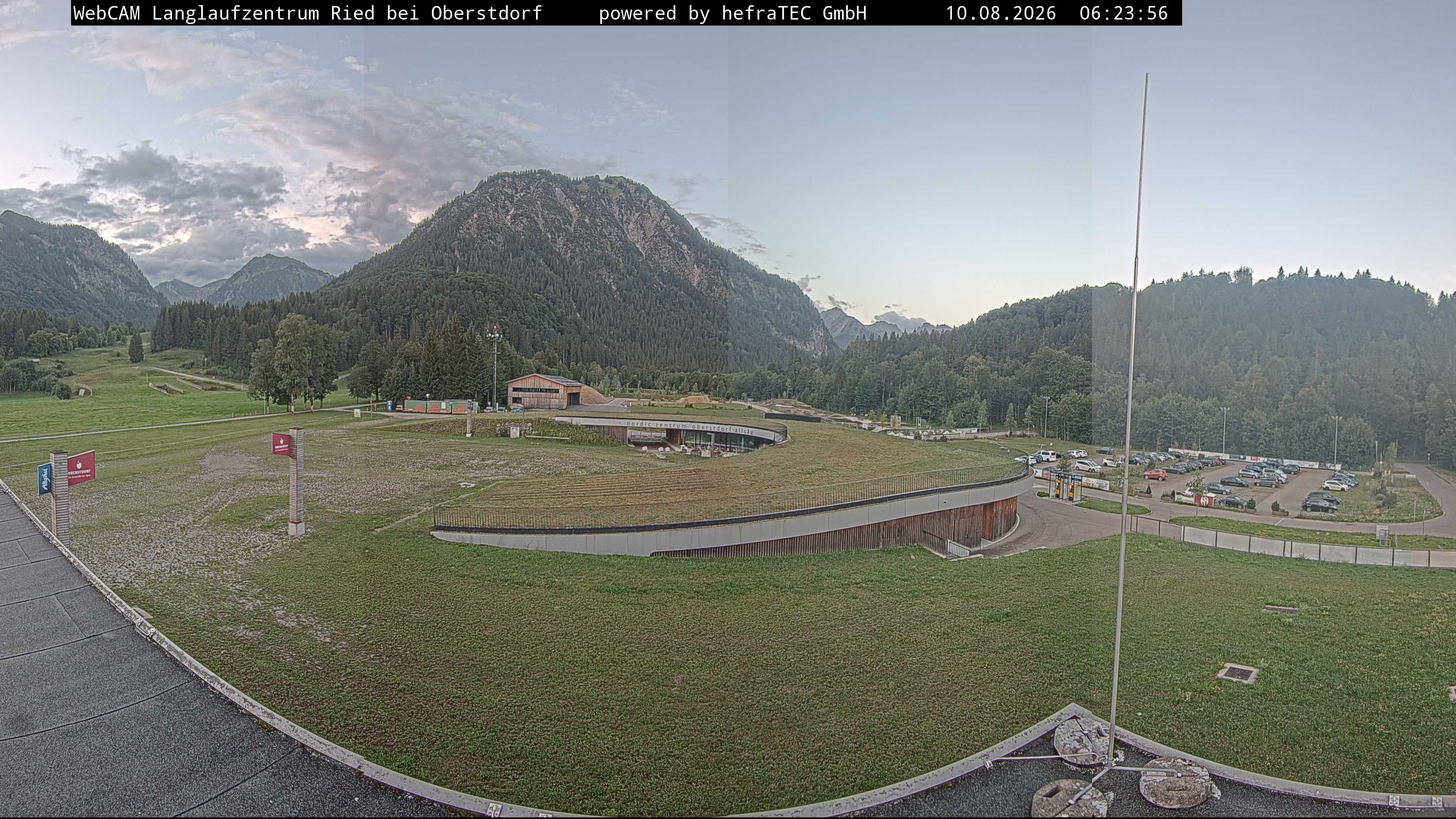 Archiv Foto Webcam Oberstdorf: Blick ins Langlaufstadion