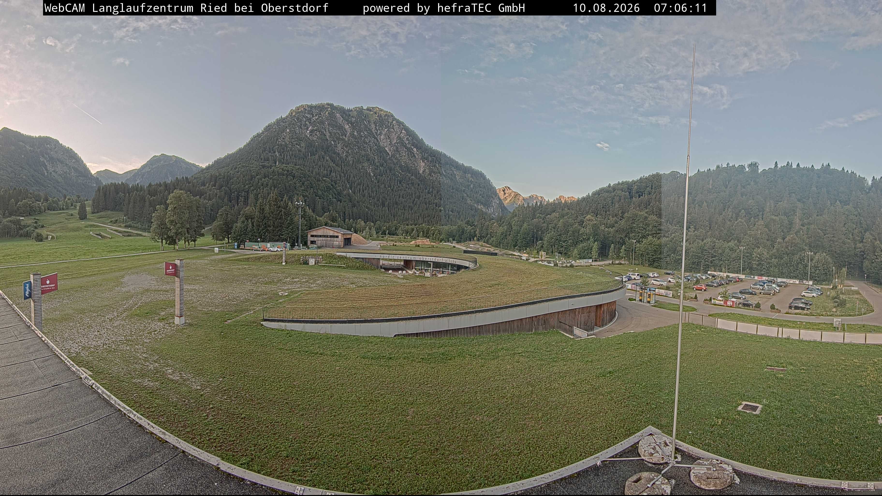 Archiv Foto Webcam Oberstdorf: Blick ins Langlaufstadion