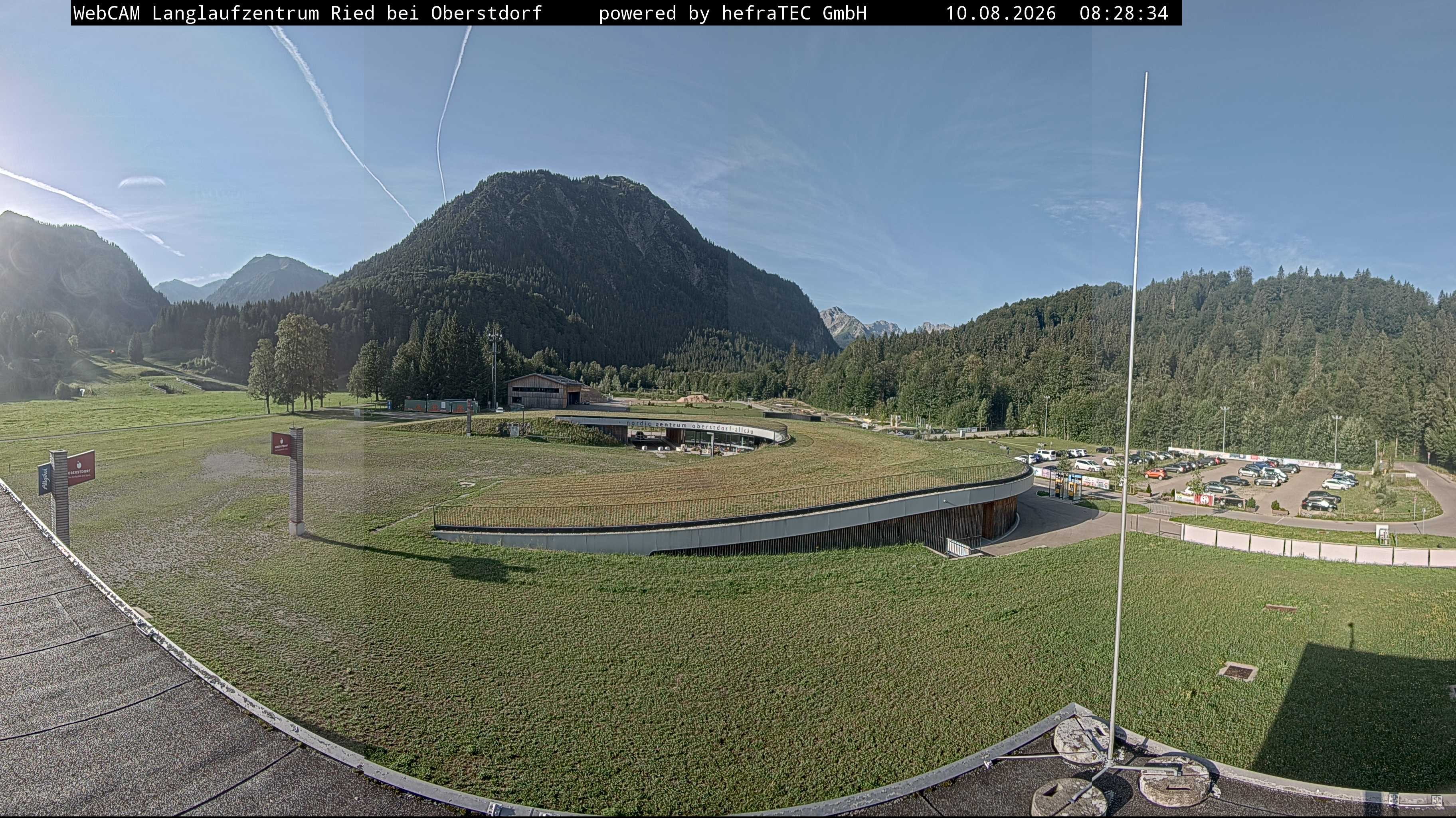 Archiv Foto Webcam Oberstdorf: Blick ins Langlaufstadion