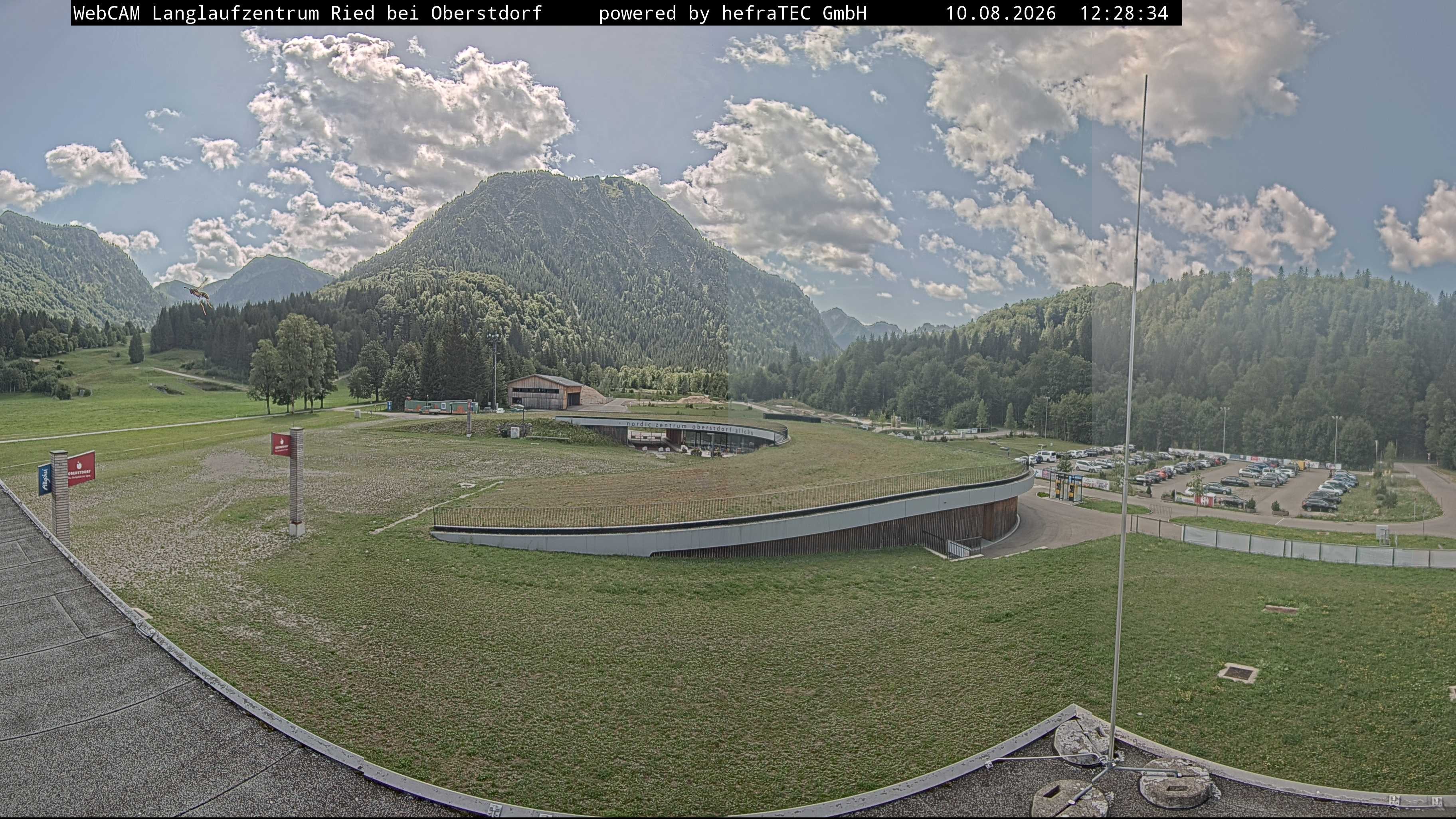 Archiv Foto Webcam Oberstdorf: Blick ins Langlaufstadion