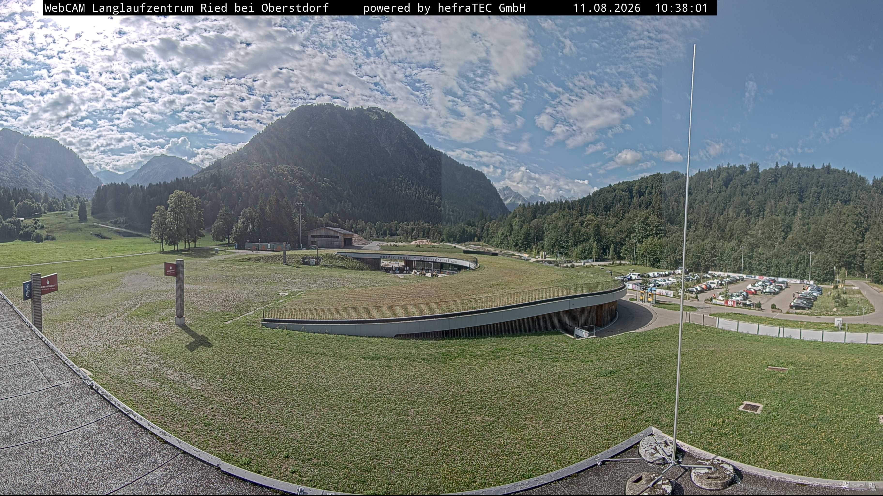 Archiv Foto Webcam Oberstdorf: Blick ins Langlaufstadion