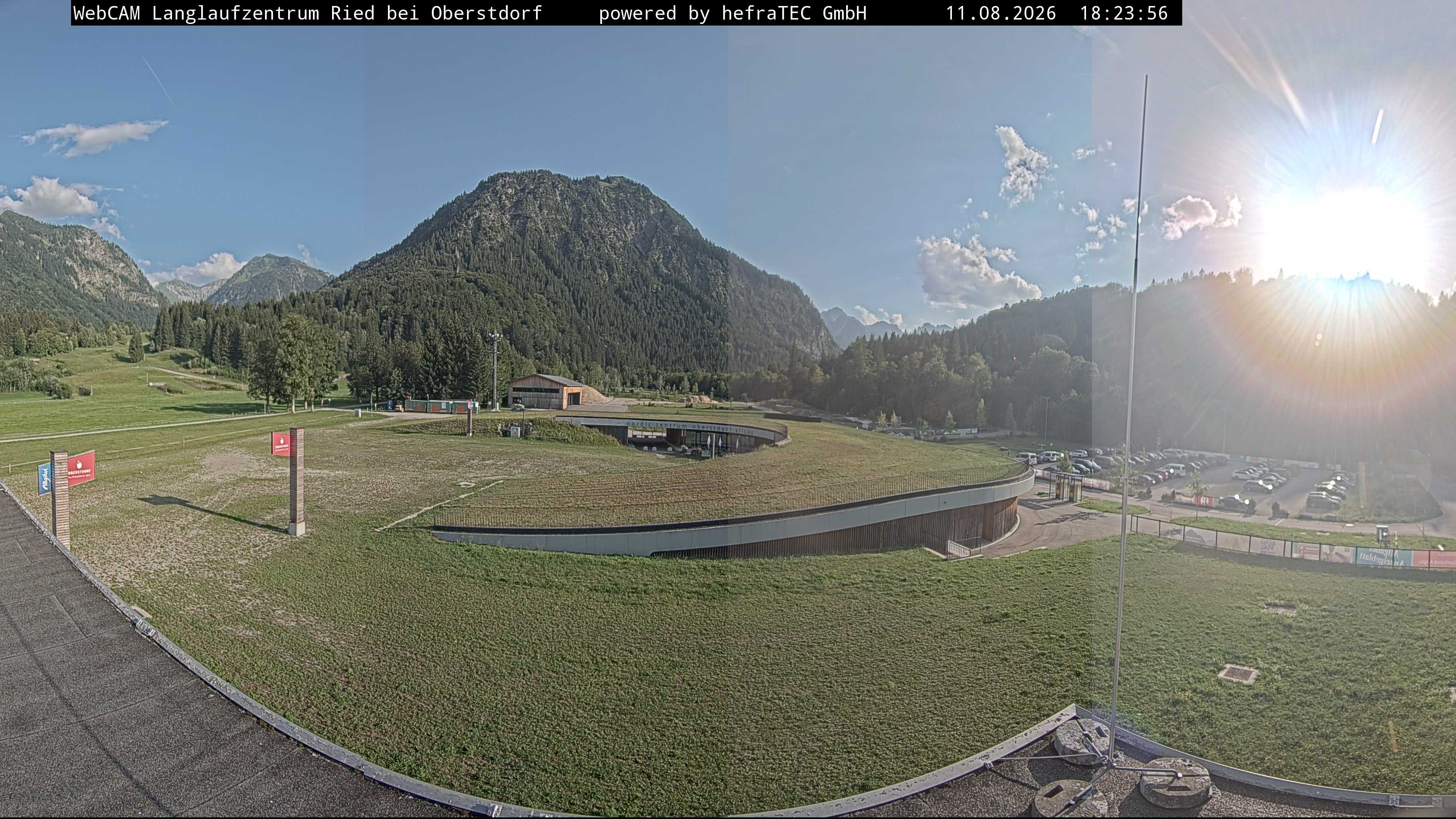 Archiv Foto Webcam Oberstdorf: Blick ins Langlaufstadion
