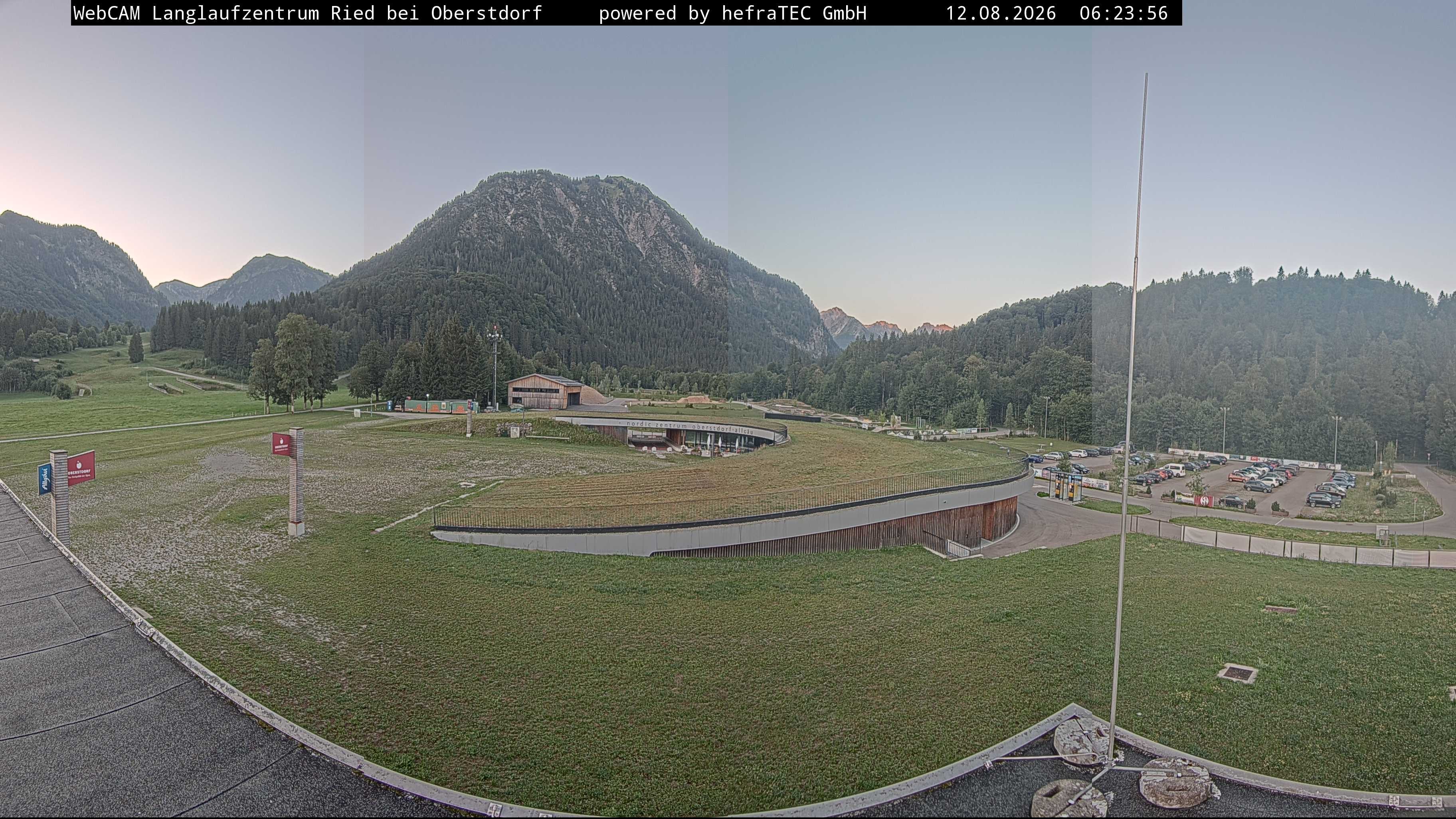Archiv Foto Webcam Oberstdorf: Blick ins Langlaufstadion