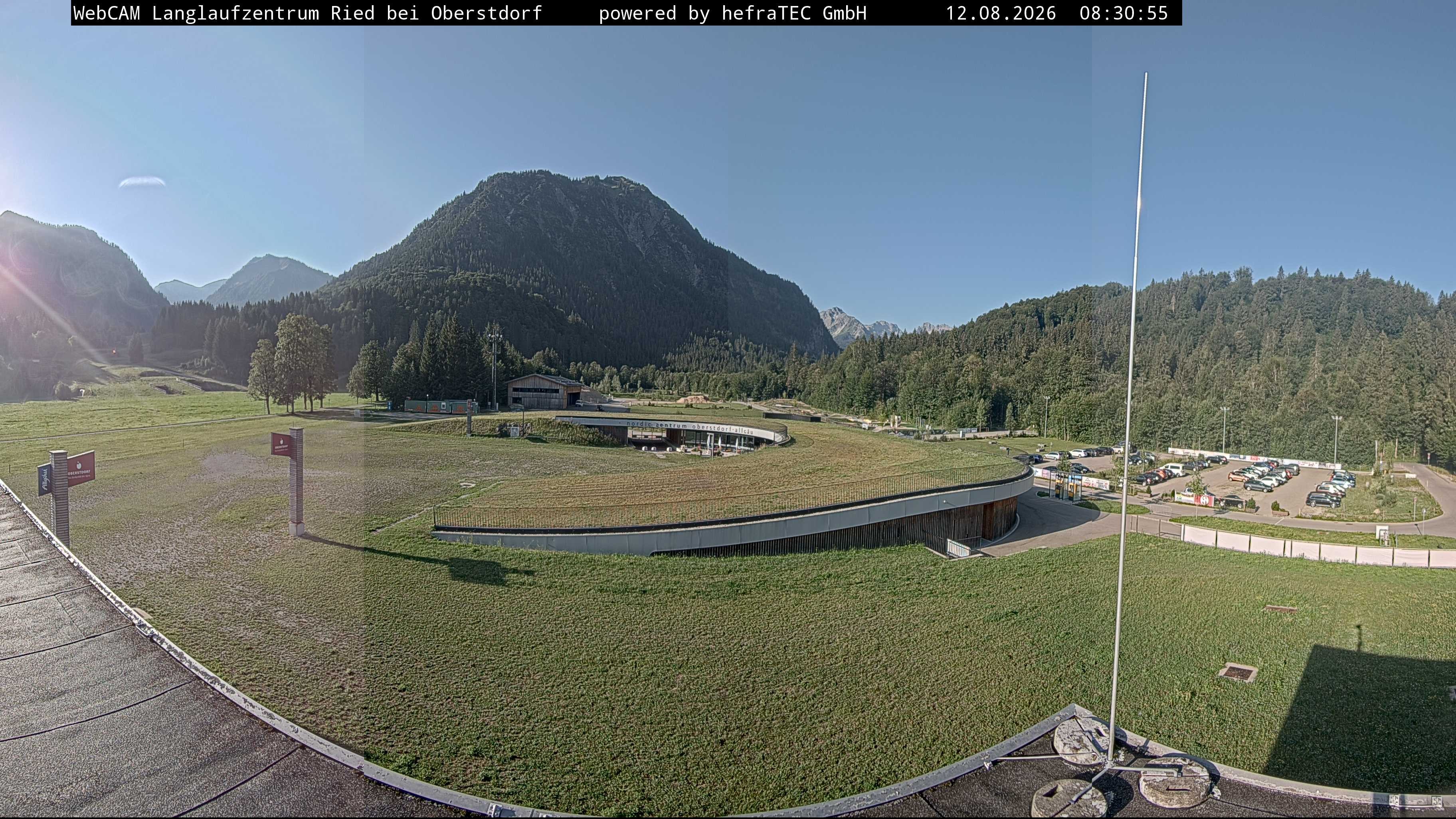 Archiv Foto Webcam Oberstdorf: Blick ins Langlaufstadion