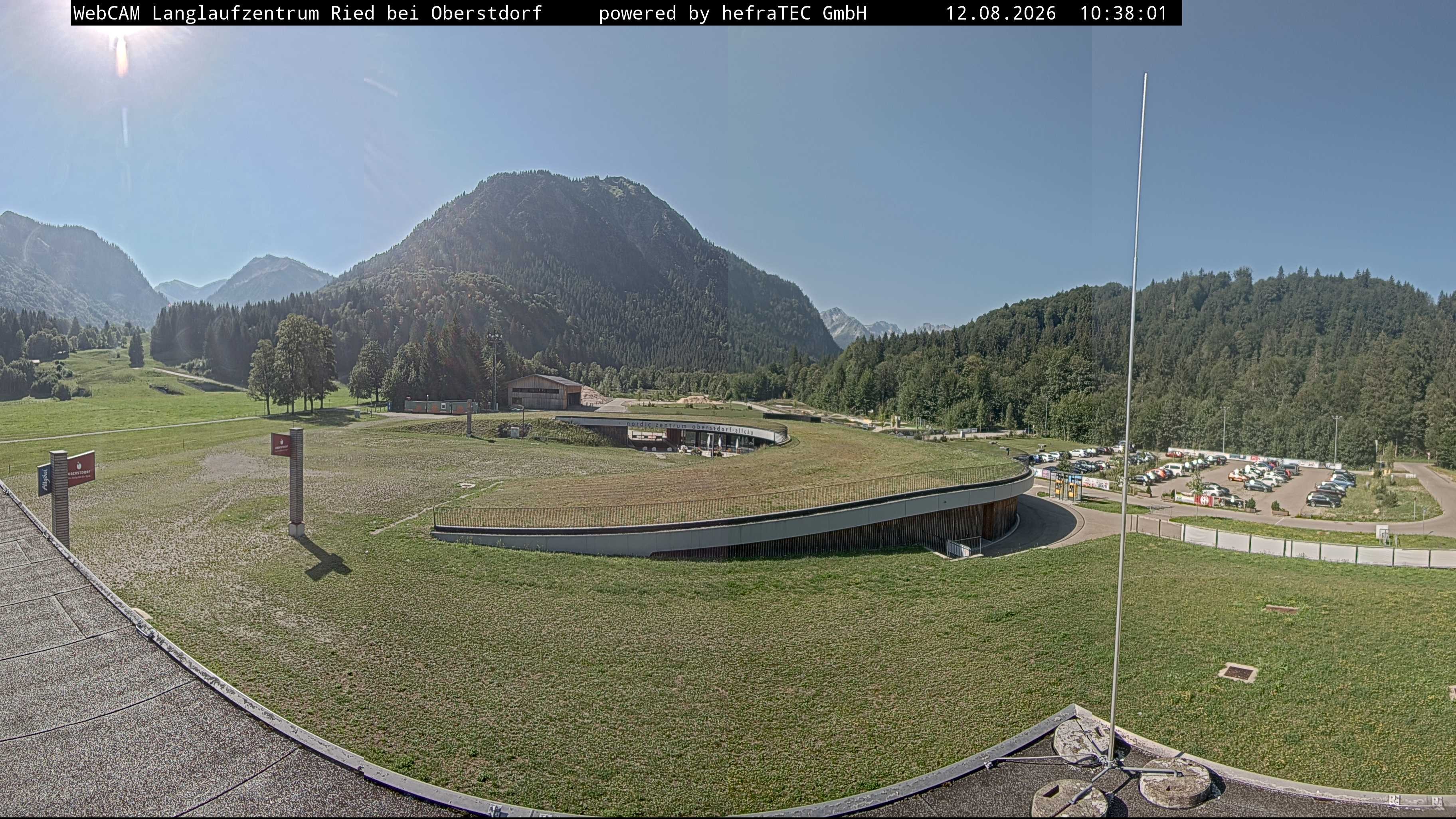 Archiv Foto Webcam Oberstdorf: Blick ins Langlaufstadion