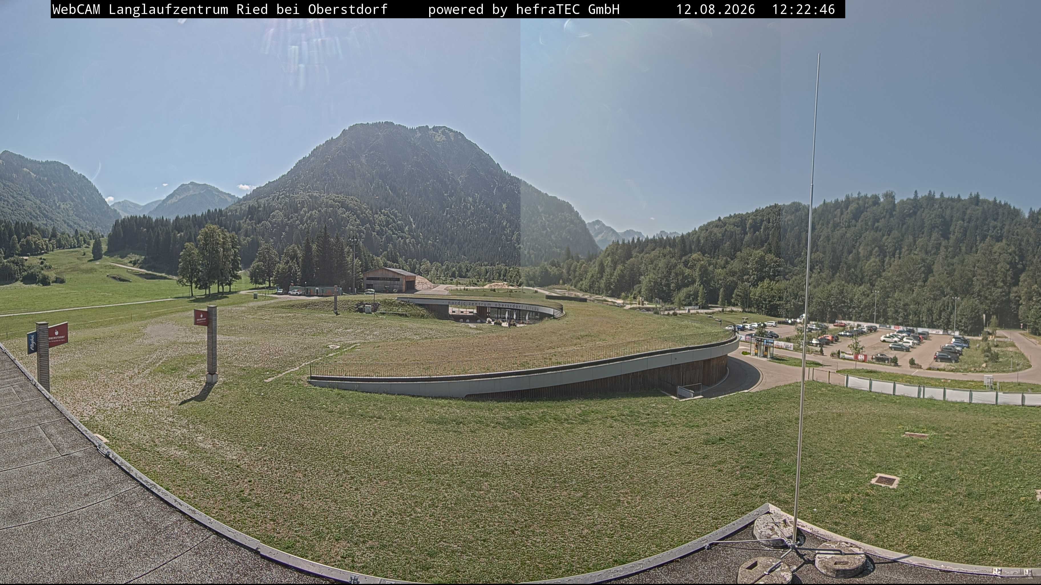 Archiv Foto Webcam Oberstdorf: Blick ins Langlaufstadion