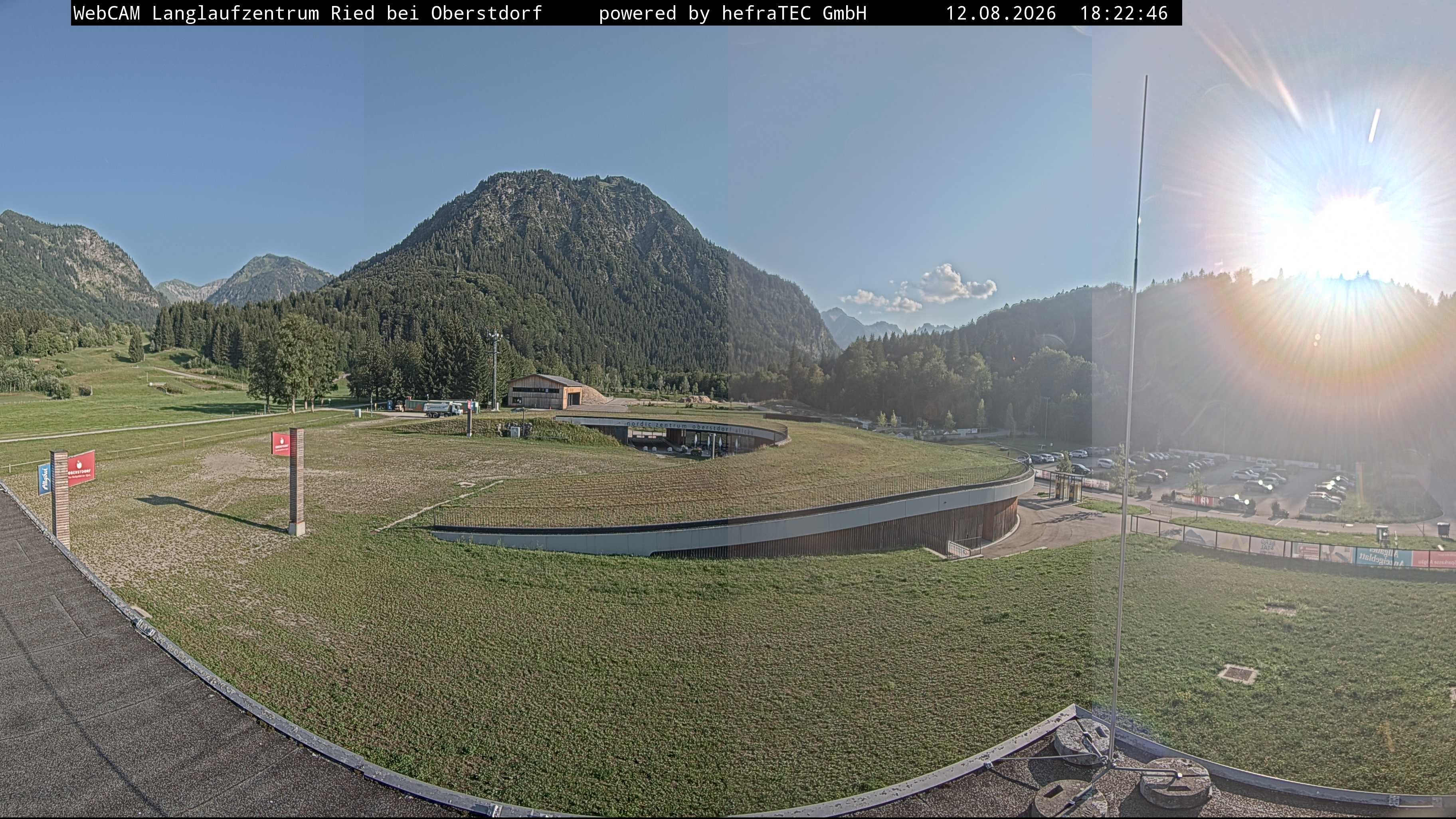 Archiv Foto Webcam Oberstdorf: Blick ins Langlaufstadion