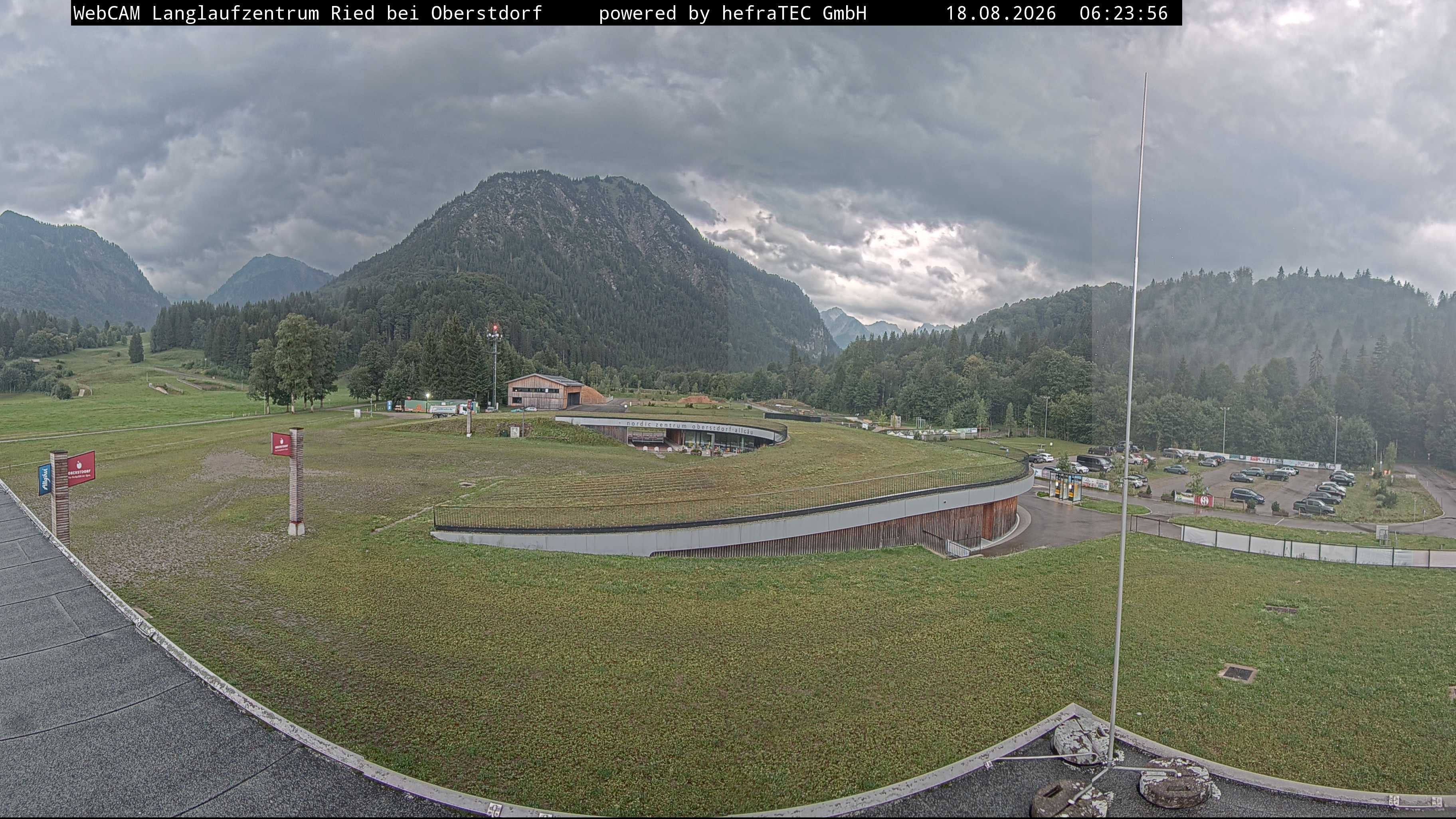 Archiv Foto Webcam Oberstdorf: Blick ins Langlaufstadion