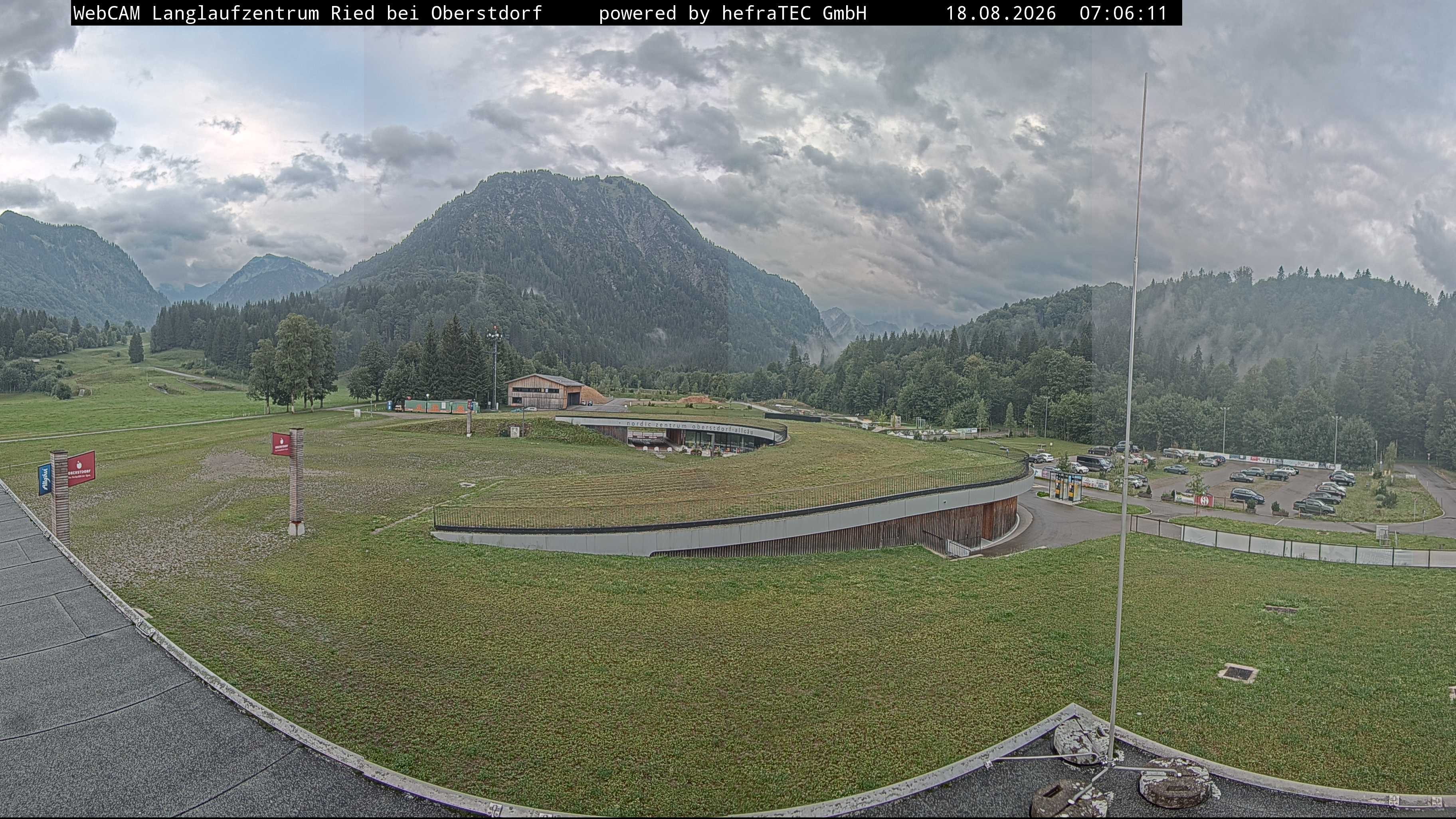 Archiv Foto Webcam Oberstdorf: Blick ins Langlaufstadion