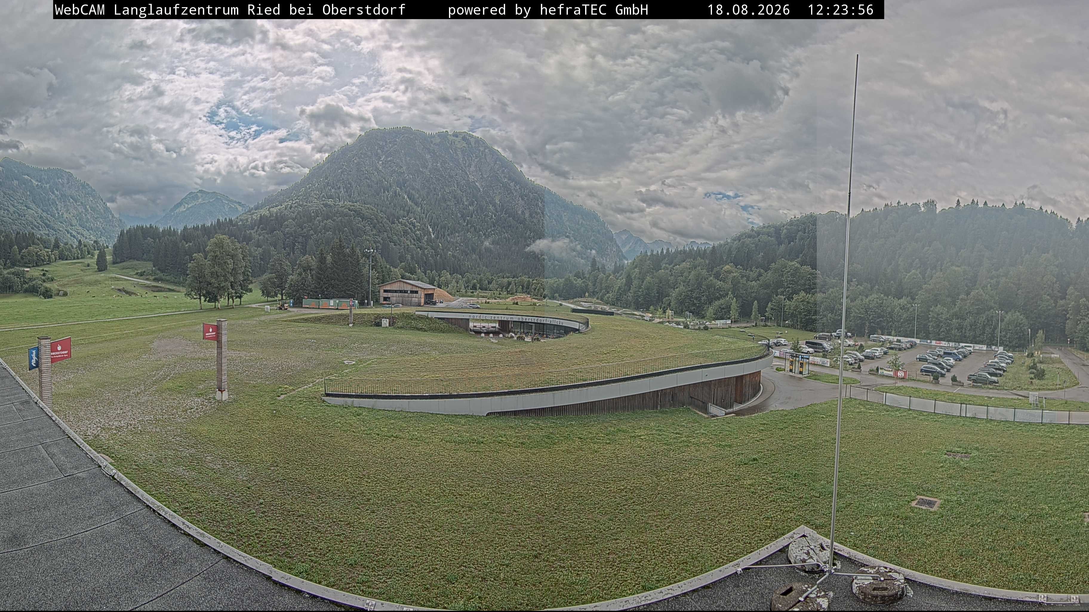 Archiv Foto Webcam Oberstdorf: Blick ins Langlaufstadion