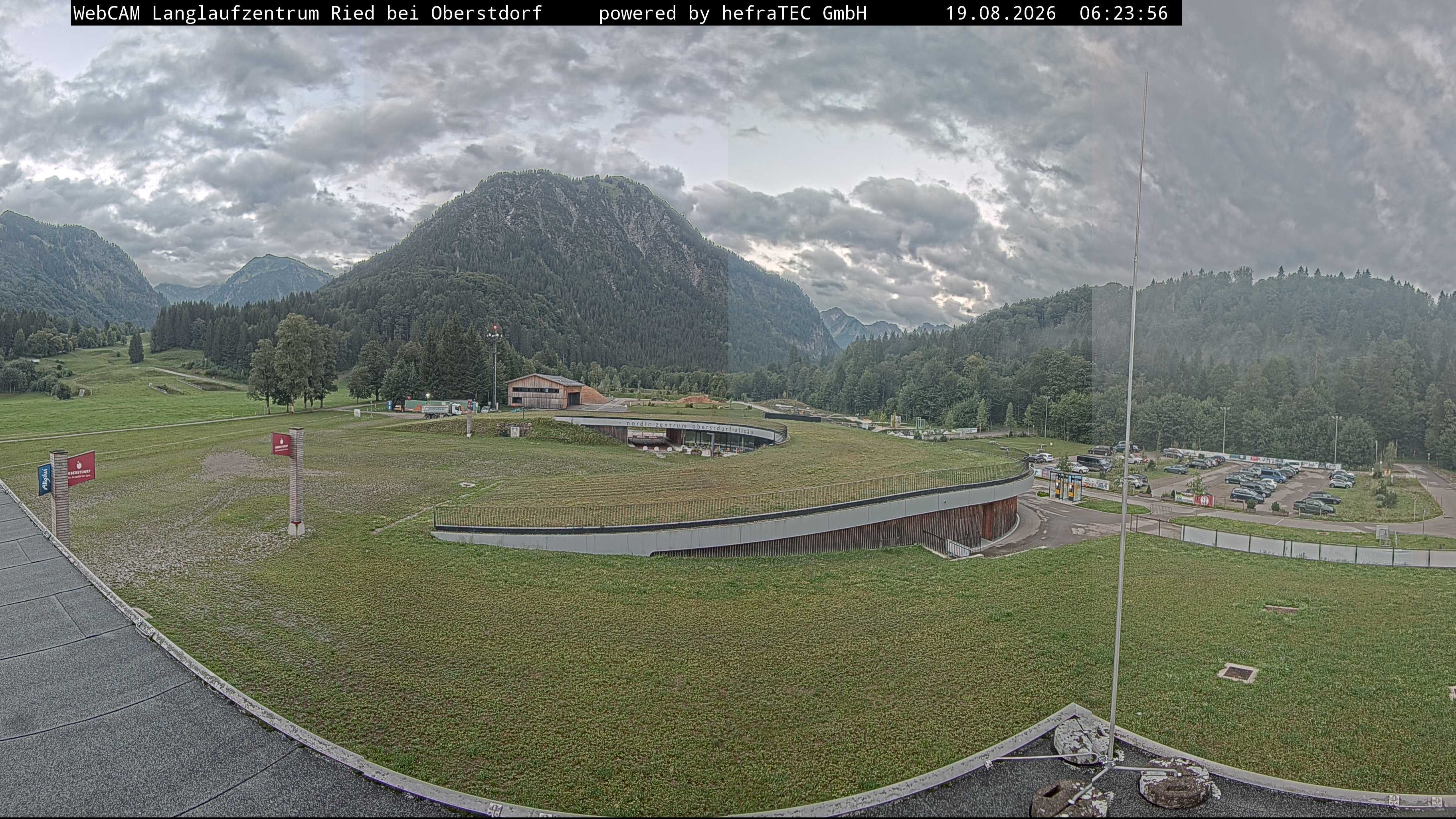 Archiv Foto Webcam Oberstdorf: Blick ins Langlaufstadion