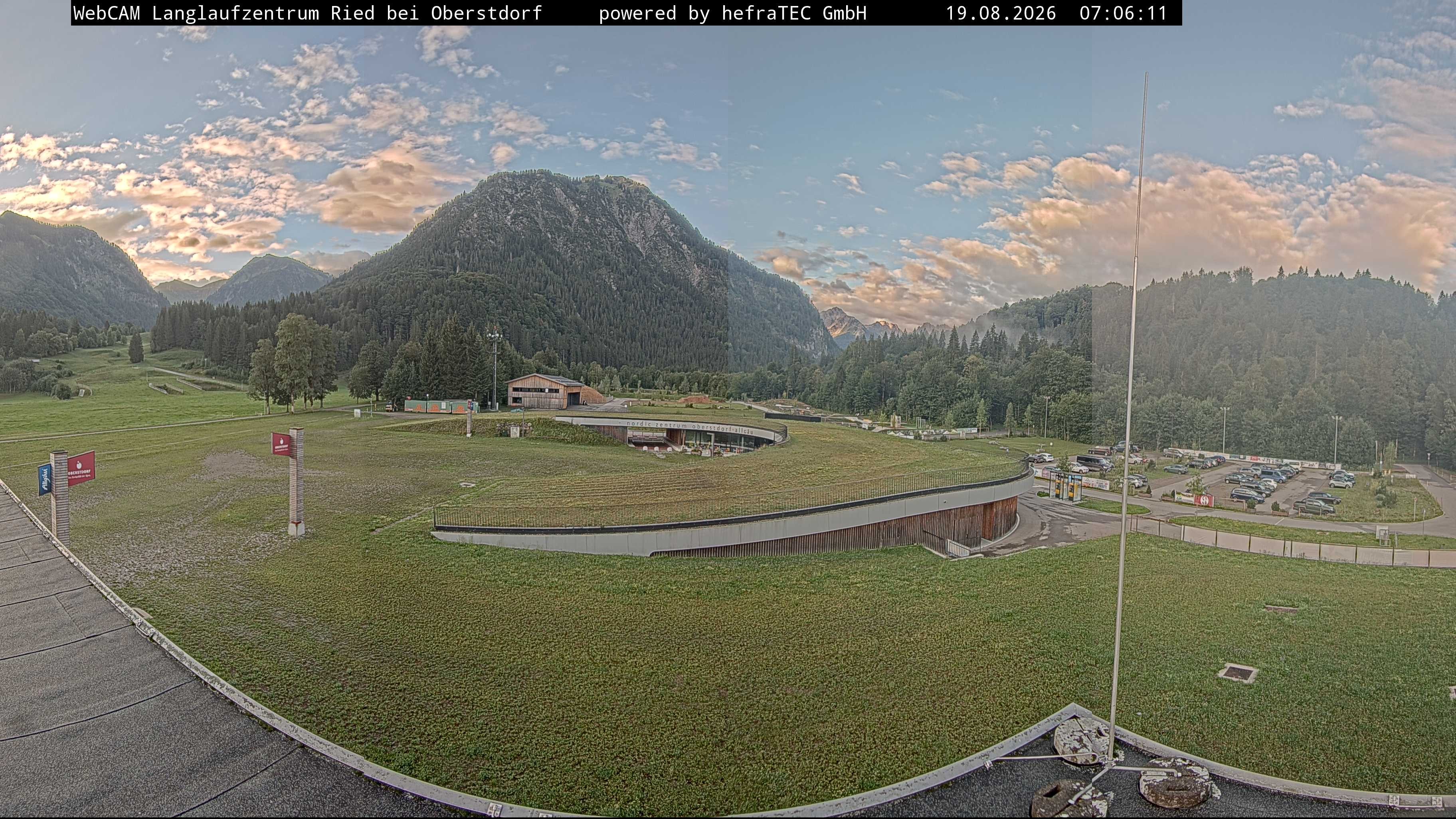 Archiv Foto Webcam Oberstdorf: Blick ins Langlaufstadion