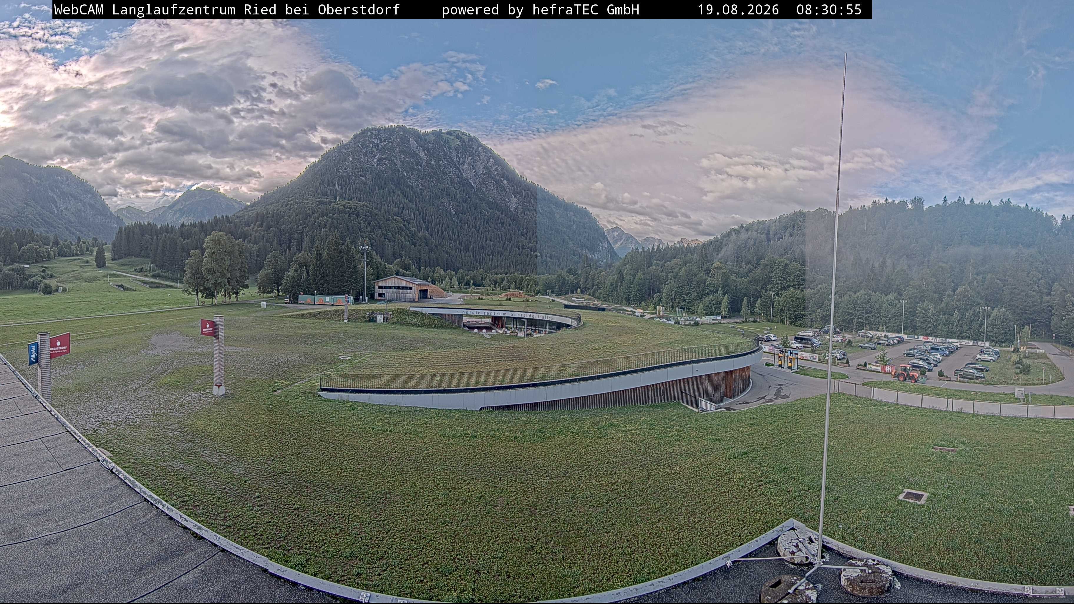 Archiv Foto Webcam Oberstdorf: Blick ins Langlaufstadion