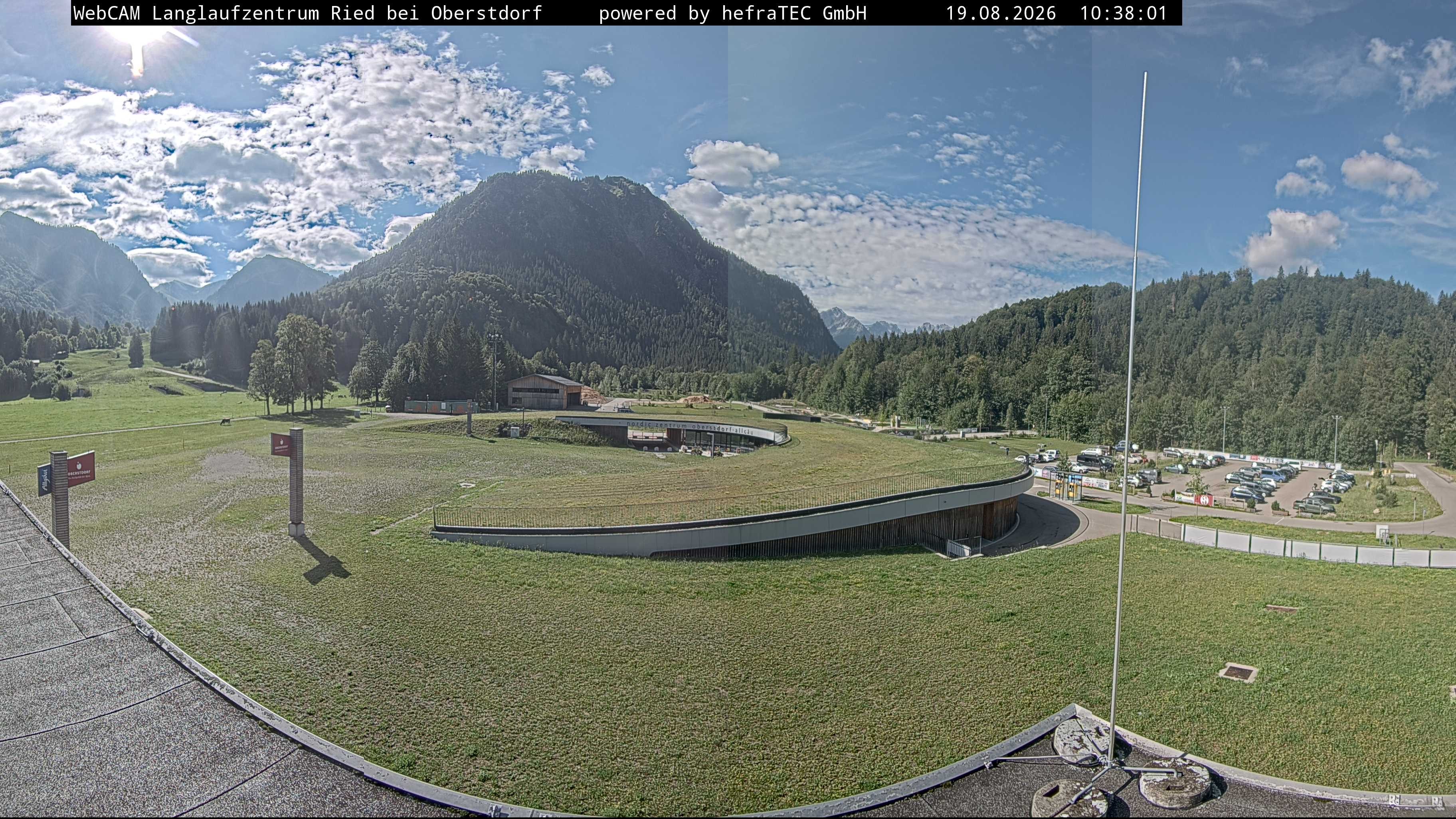 Archiv Foto Webcam Oberstdorf: Blick ins Langlaufstadion