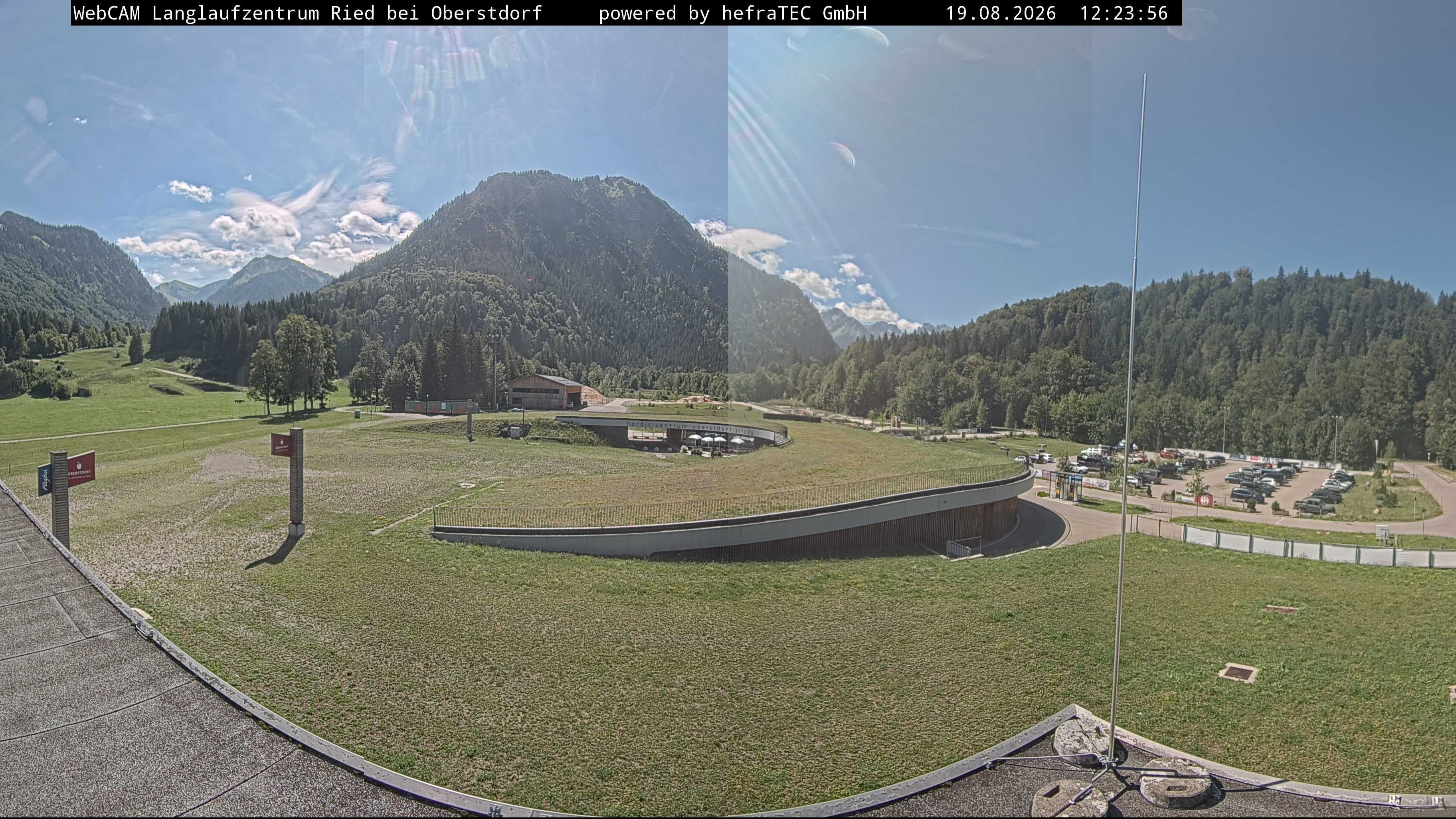 Archiv Foto Webcam Oberstdorf: Blick ins Langlaufstadion