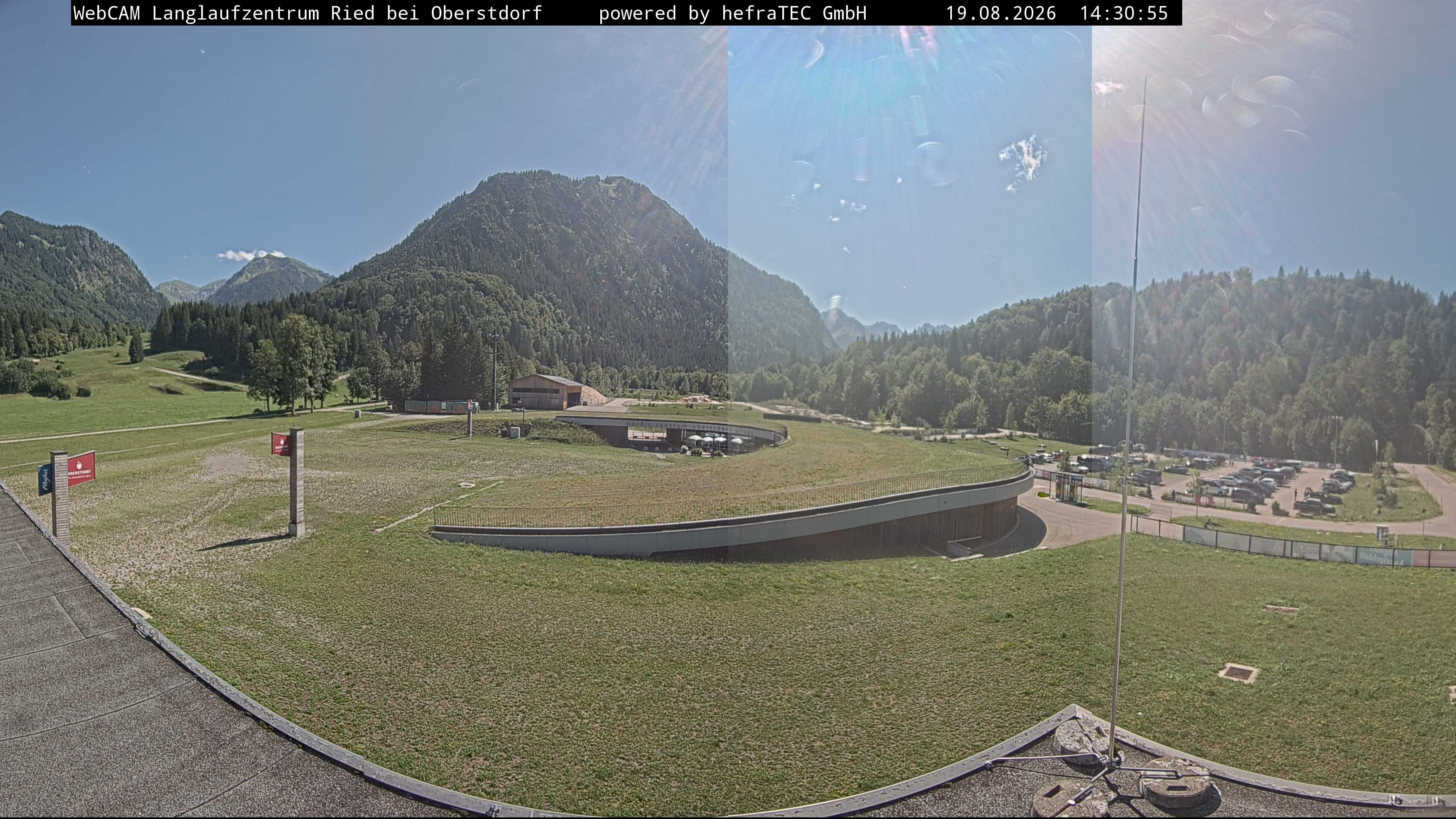 Archiv Foto Webcam Oberstdorf: Blick ins Langlaufstadion