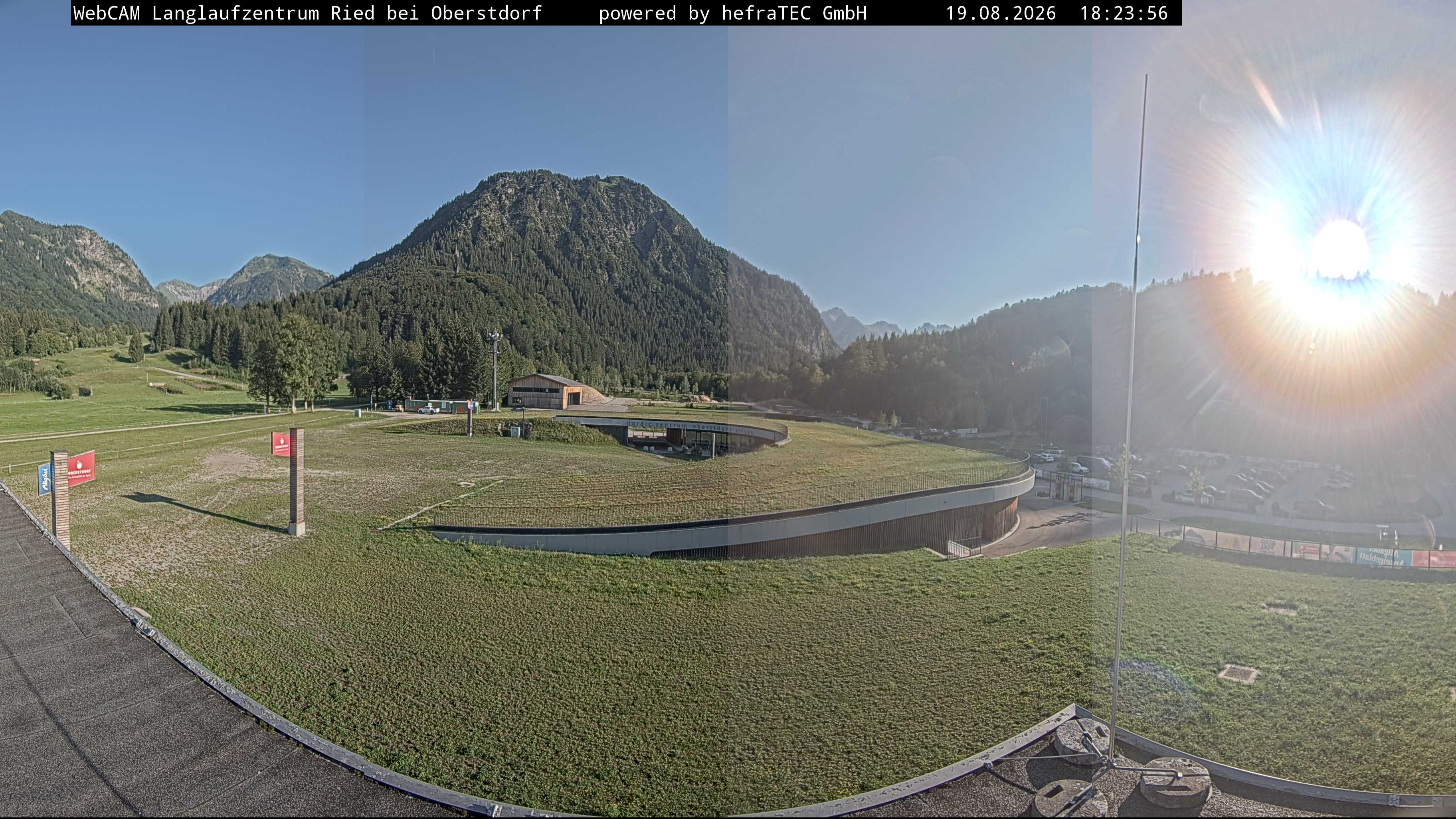 Archiv Foto Webcam Oberstdorf: Blick ins Langlaufstadion