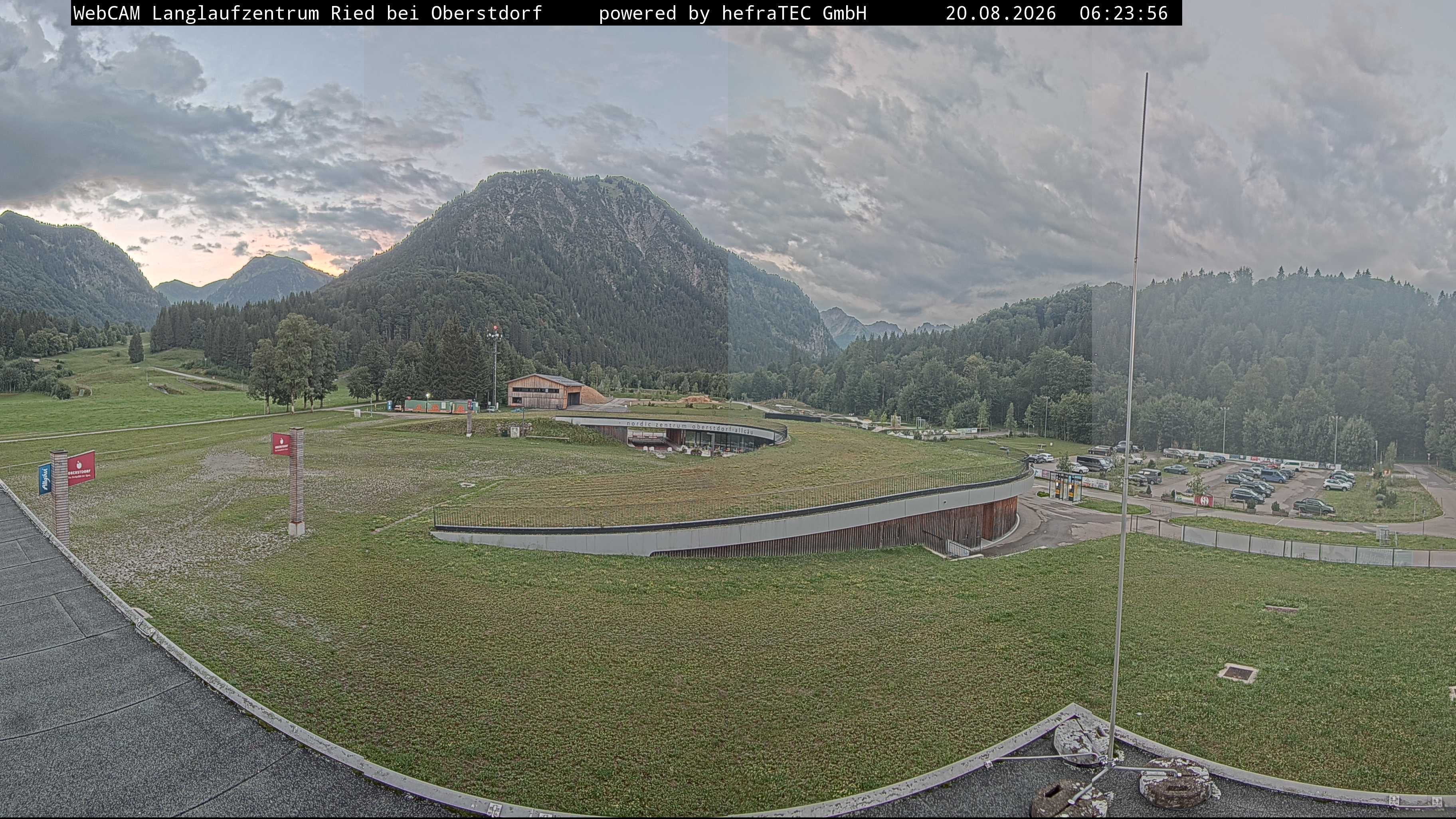 Archiv Foto Webcam Oberstdorf: Blick ins Langlaufstadion