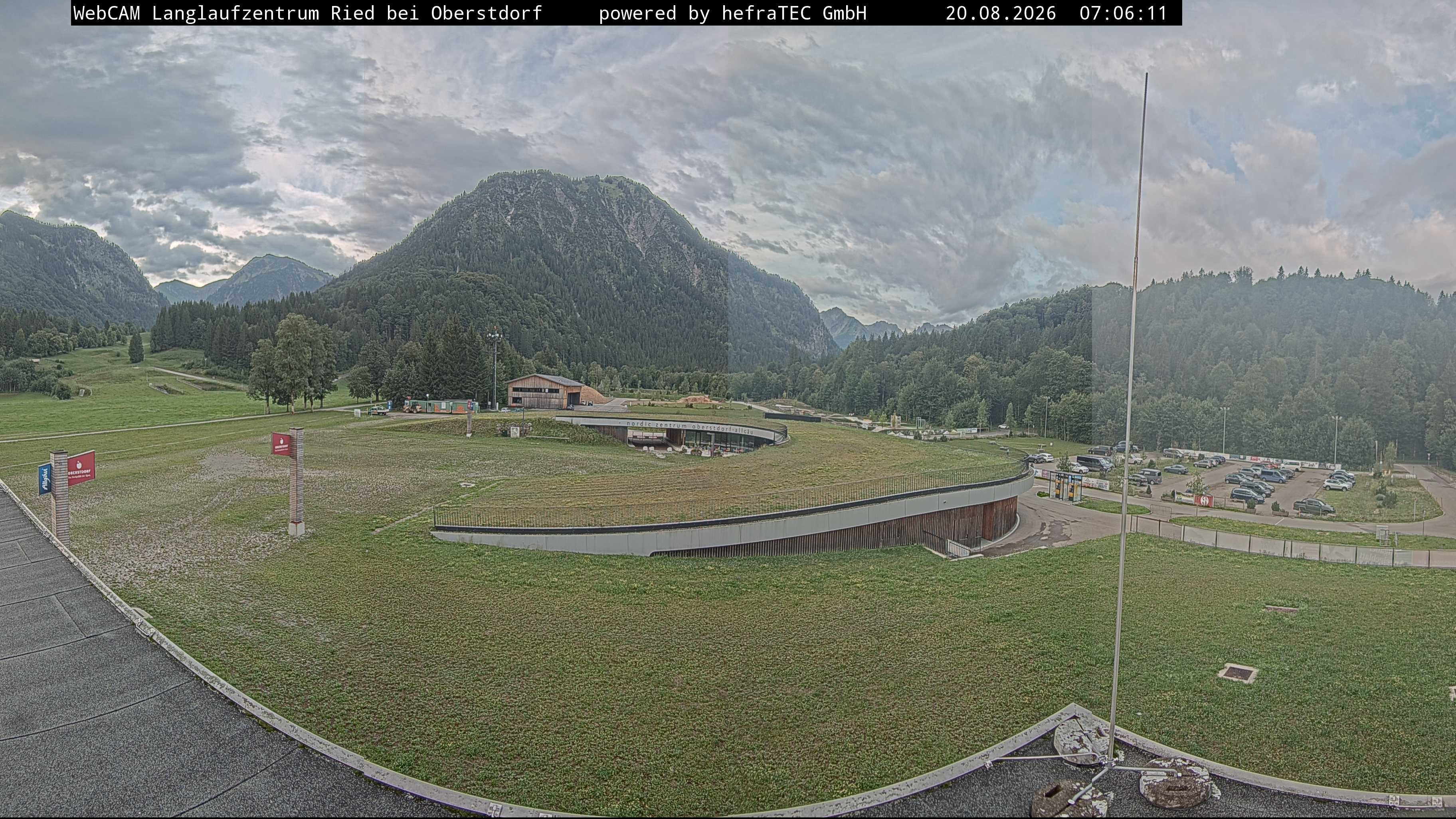 Archiv Foto Webcam Oberstdorf: Blick ins Langlaufstadion