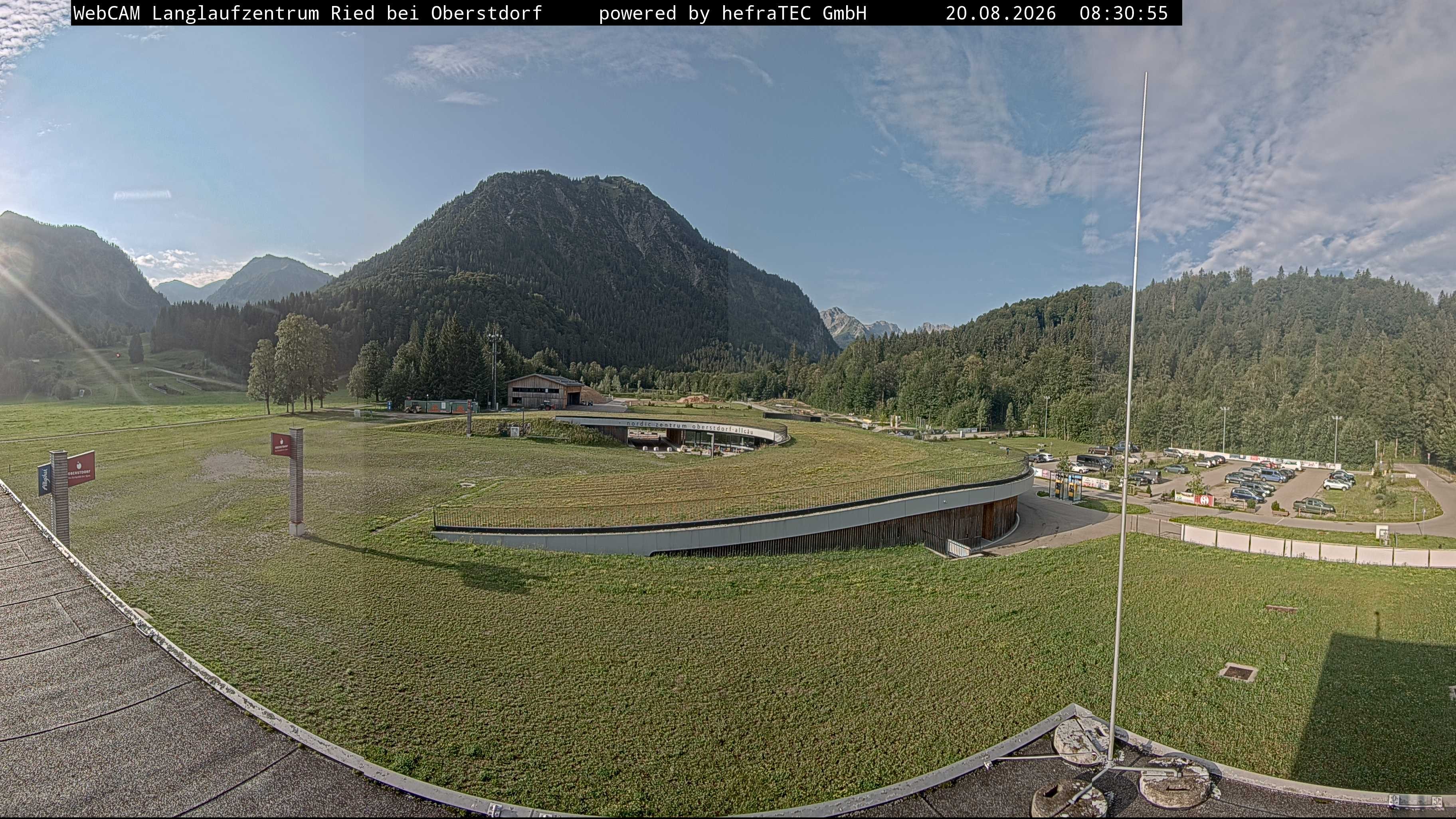 Archiv Foto Webcam Oberstdorf: Blick ins Langlaufstadion