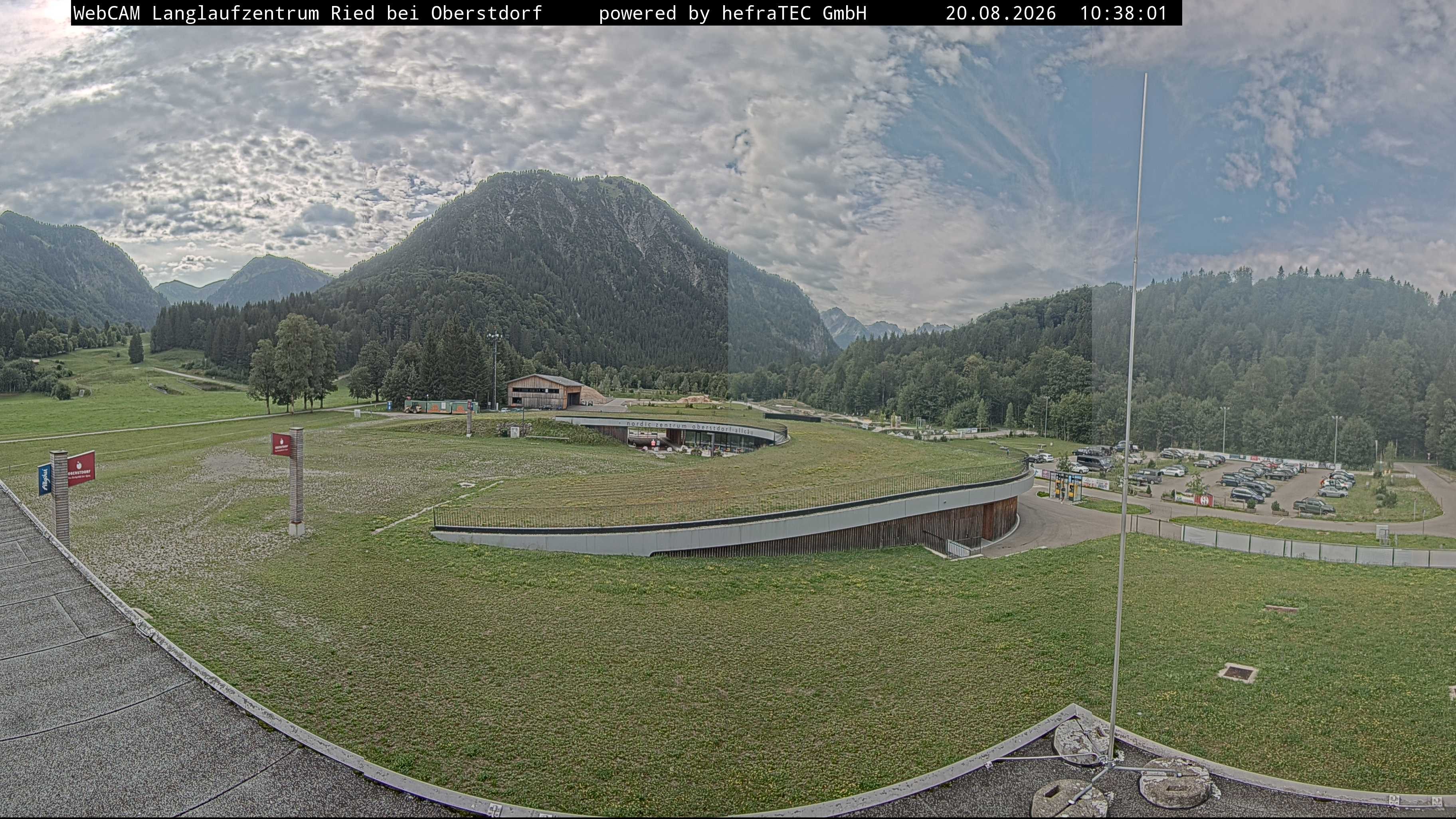 Archiv Foto Webcam Oberstdorf: Blick ins Langlaufstadion