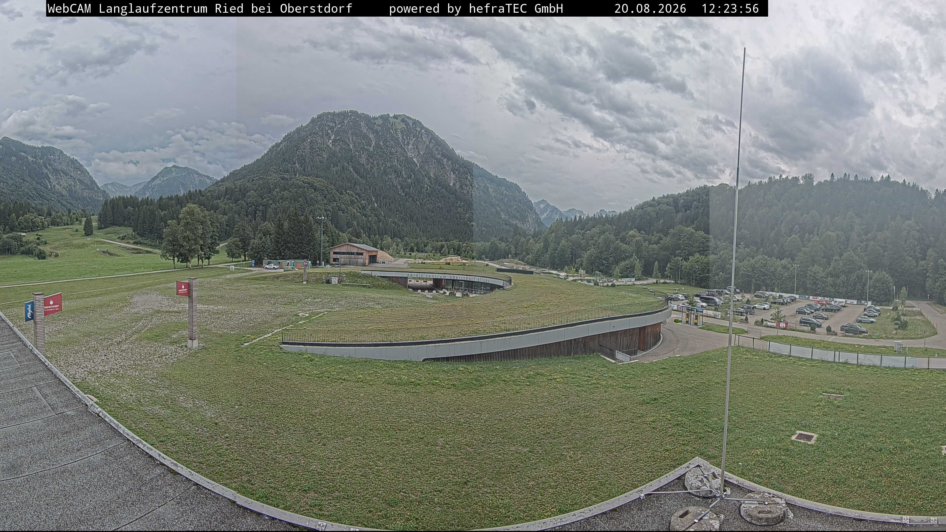 Archiv Foto Webcam Oberstdorf: Blick ins Langlaufstadion