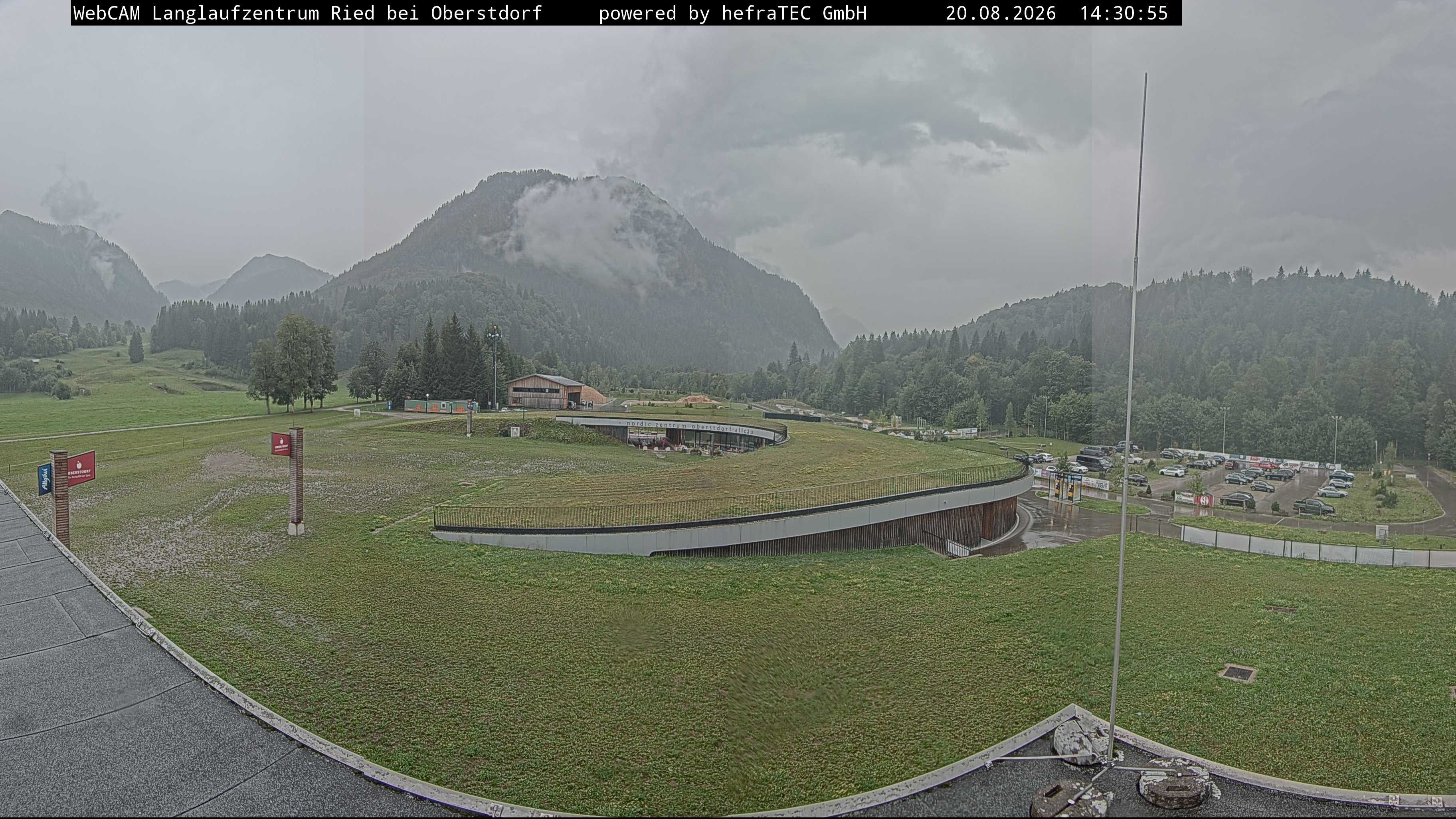 Archiv Foto Webcam Oberstdorf: Blick ins Langlaufstadion